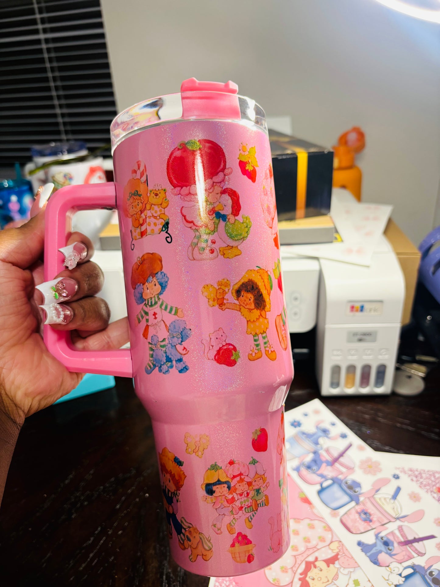 Strawberry shortcake & friends 40oz tumbler
