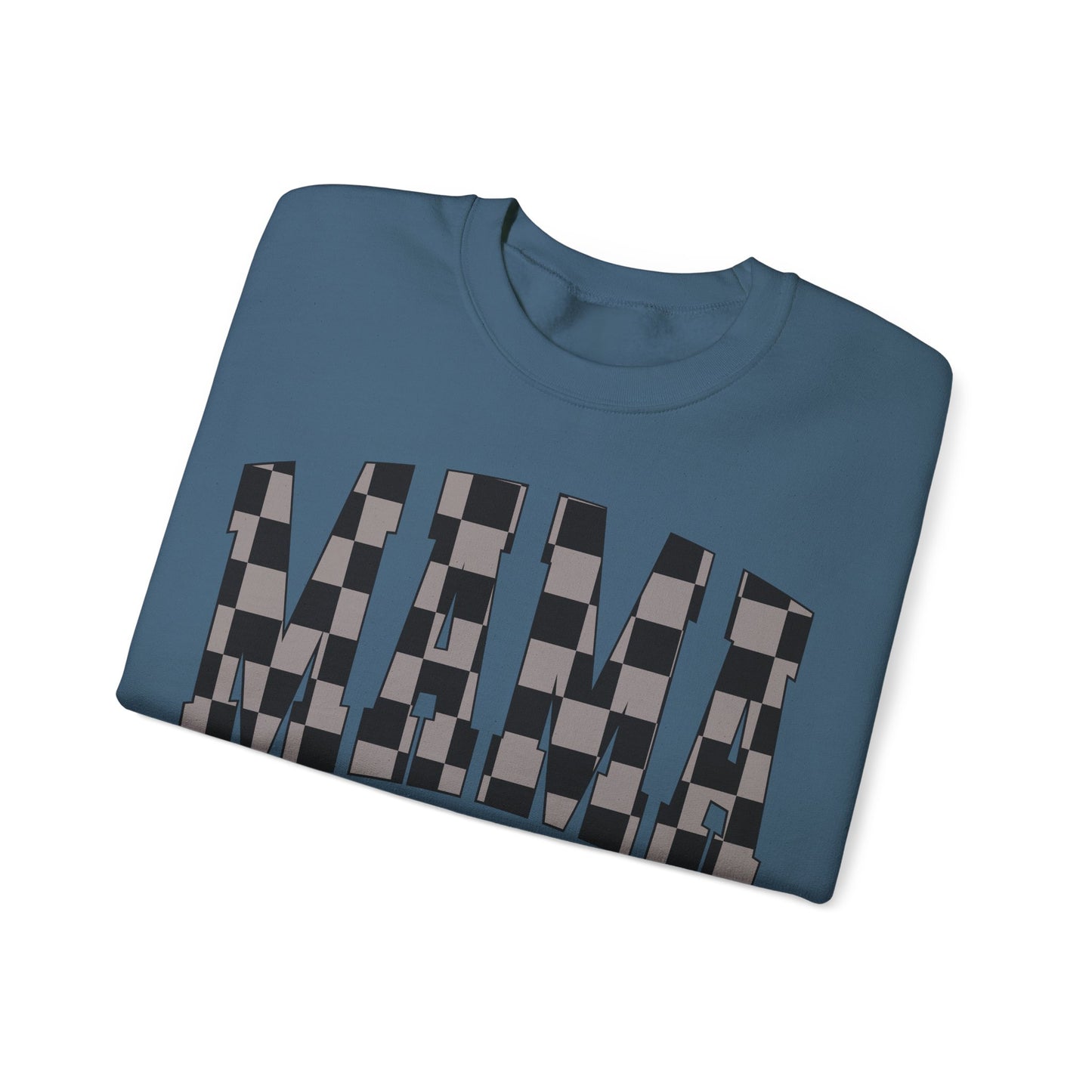 checkered mama Unisex Heavy Blend™ Crewneck Sweatshirt