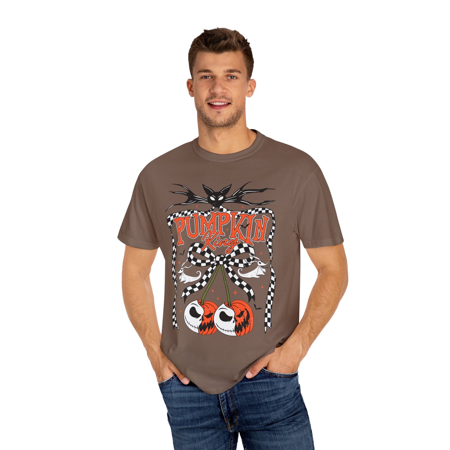 Pumpkin King Unisex Garment-Dyed T-Shirt | Fall Fashion, Halloween Tee