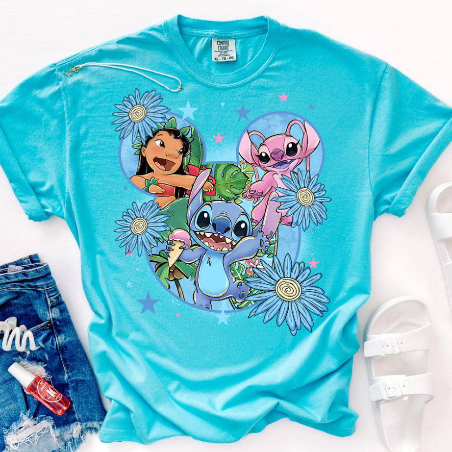 Blue monster t-shirt