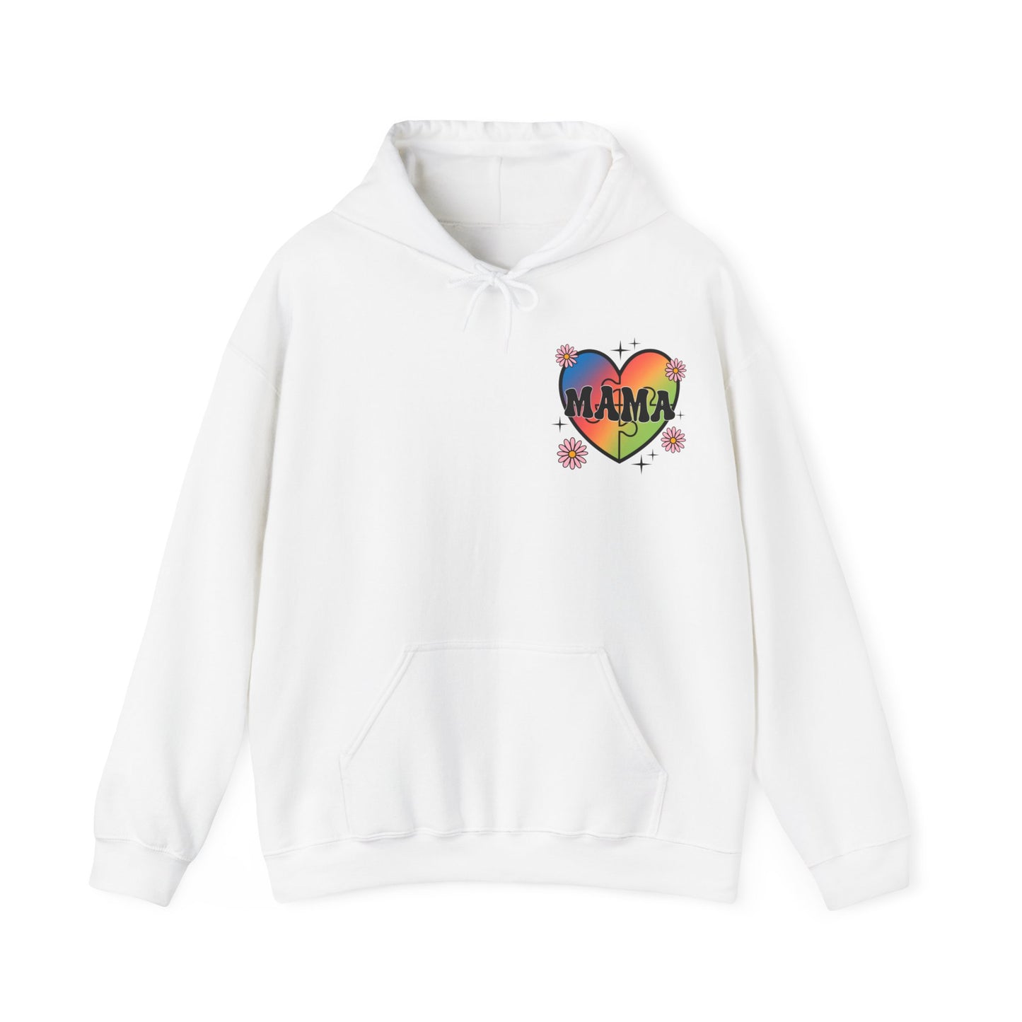 somebodys proud autism mama Unisex Heavy Blend™ Hooded Sweatshirt
