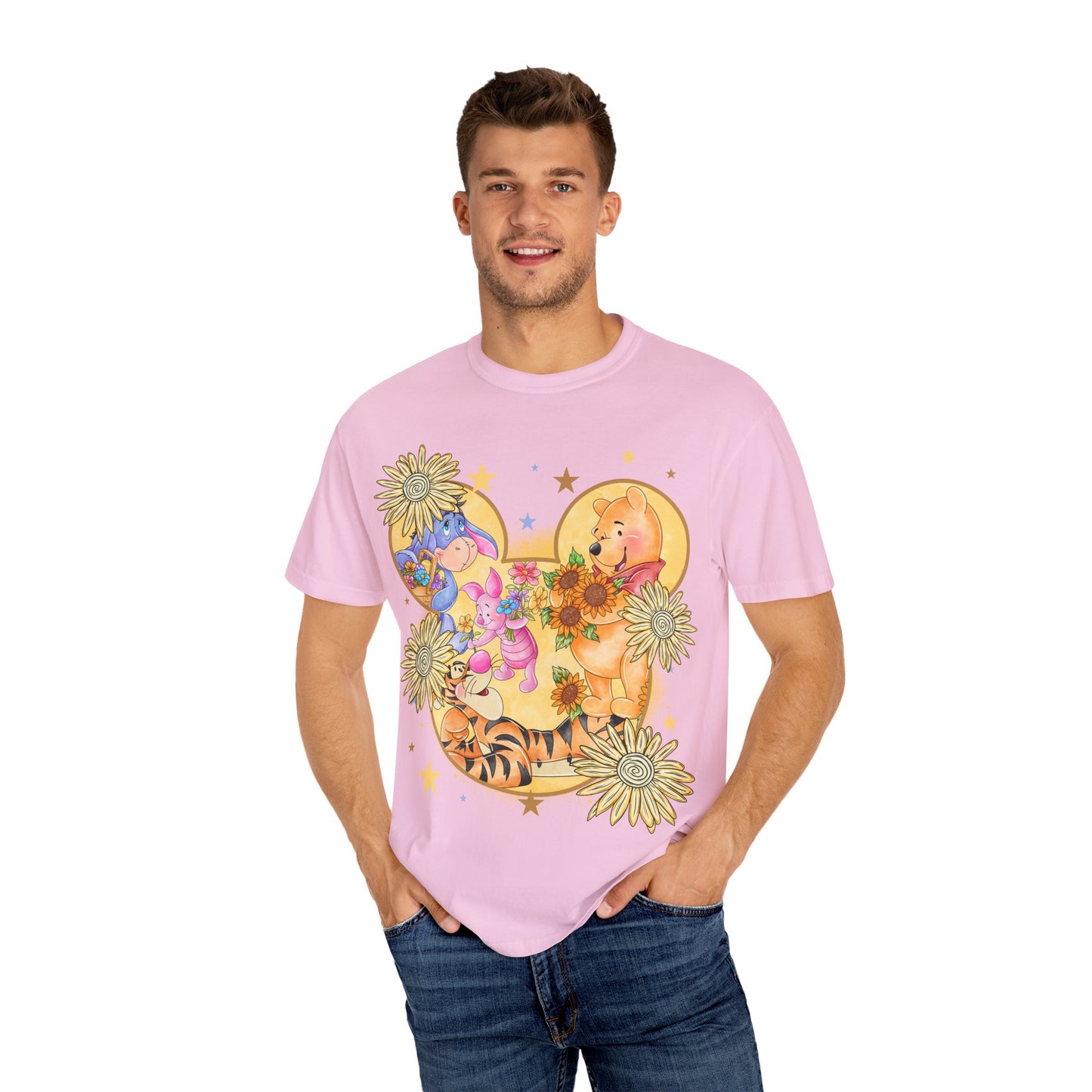 Pooh and crew Unisex Garment-Dyed T-shirt