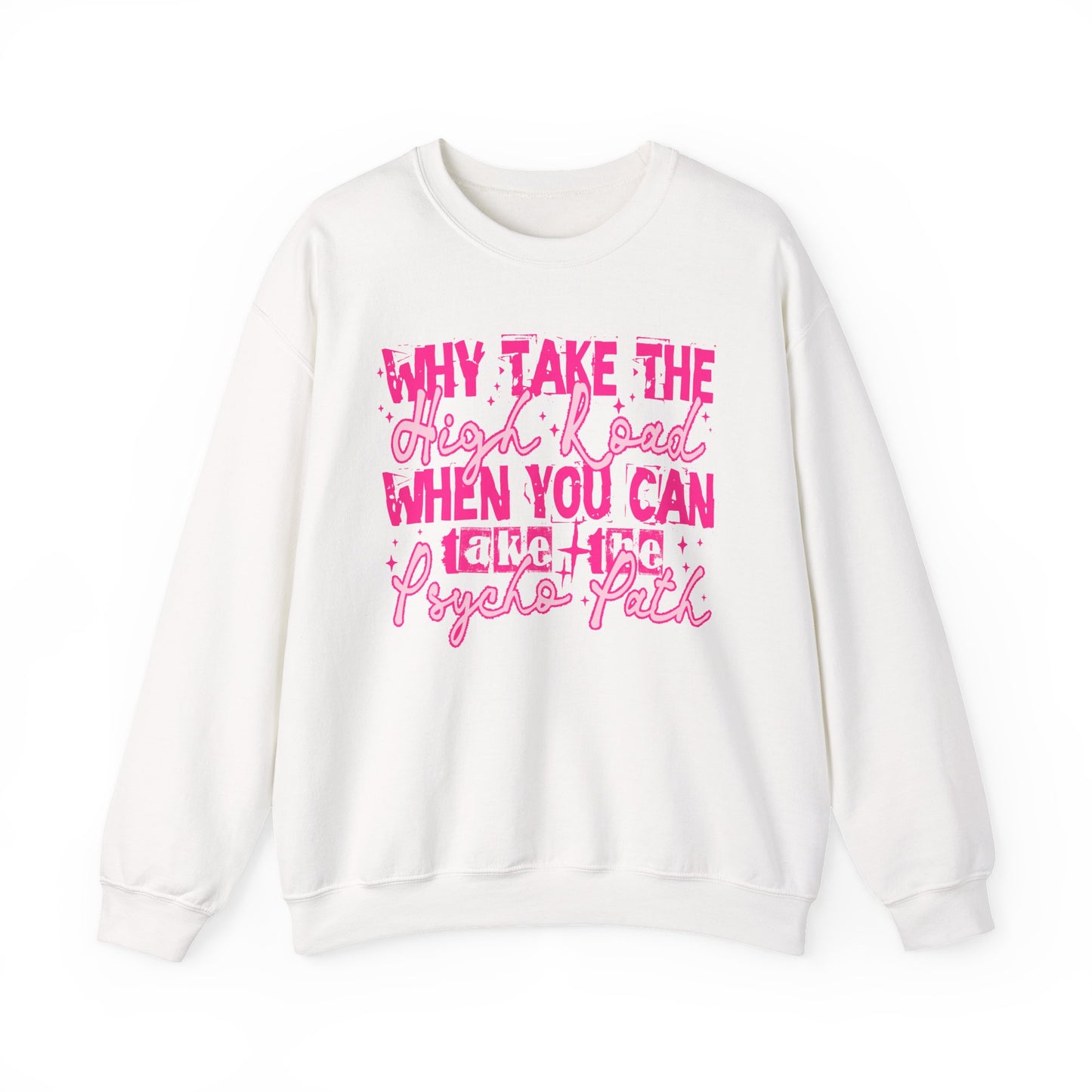 Psycho-Vibe Crewneck Sweatshirt | Fun Unisex Gift, Cozy Casual Wear, Trendy Street Style, Everyday Relaxation