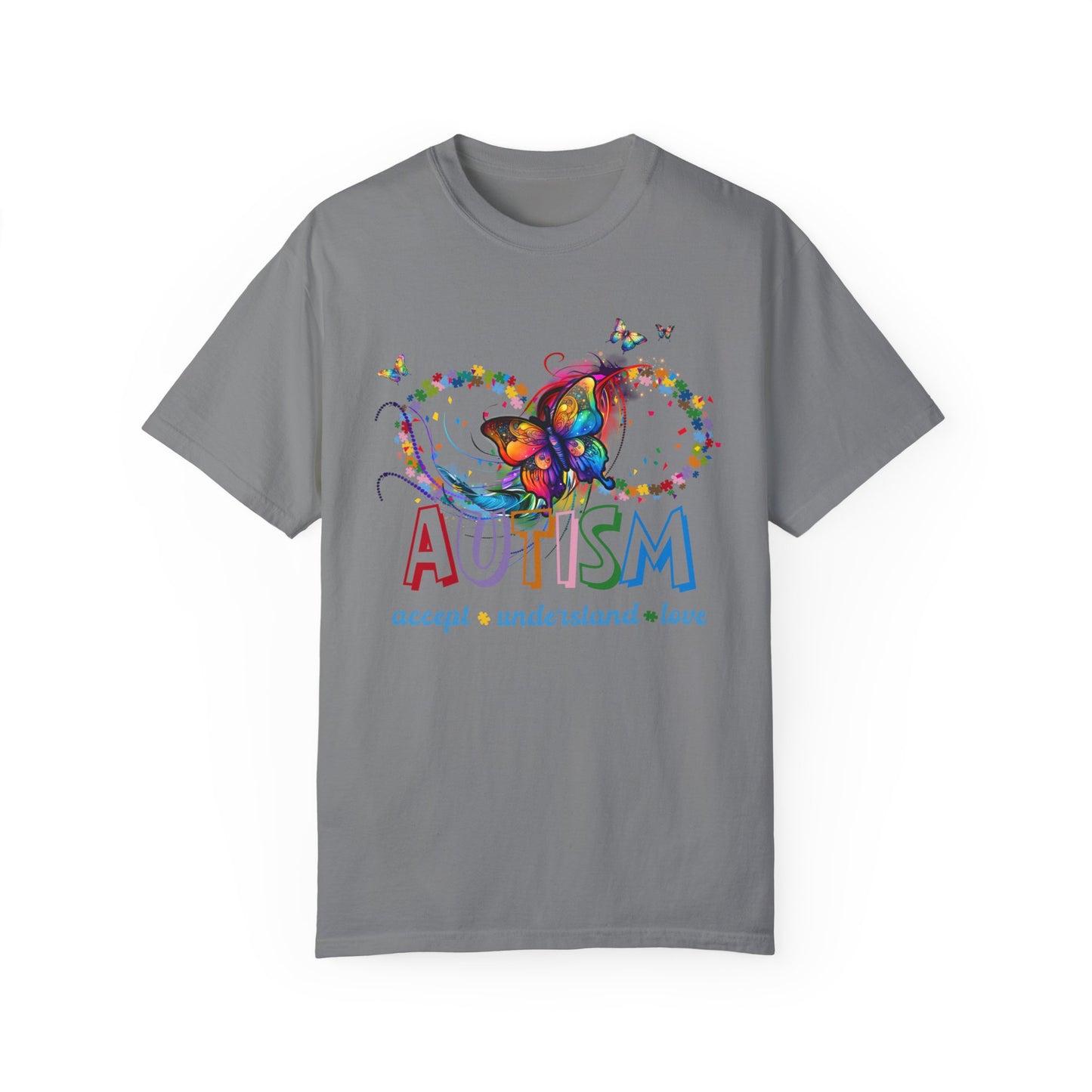 accept understand & love Unisex Garment-Dyed T-shirt