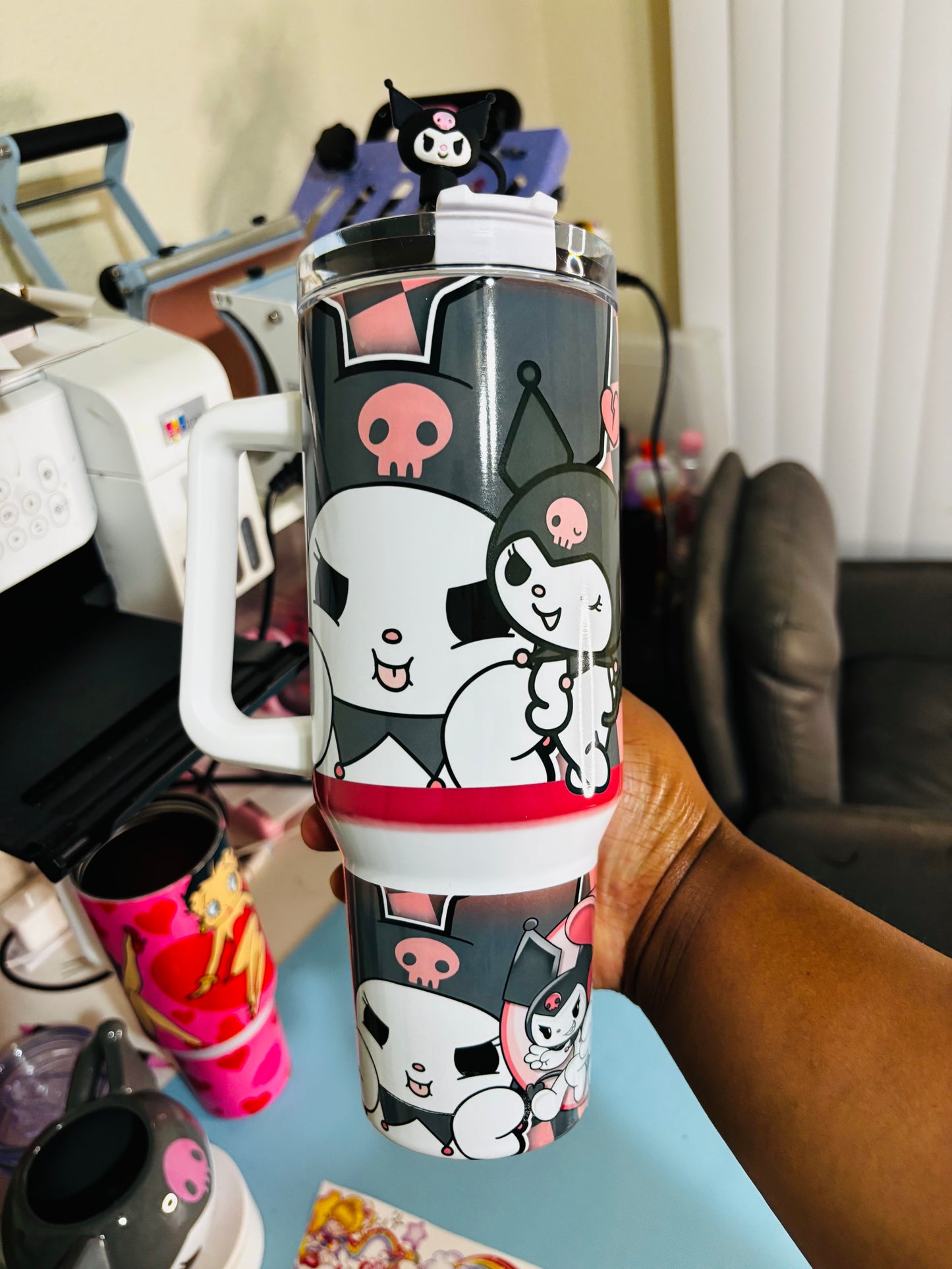 Kuromi & my melody 40oz tumbler