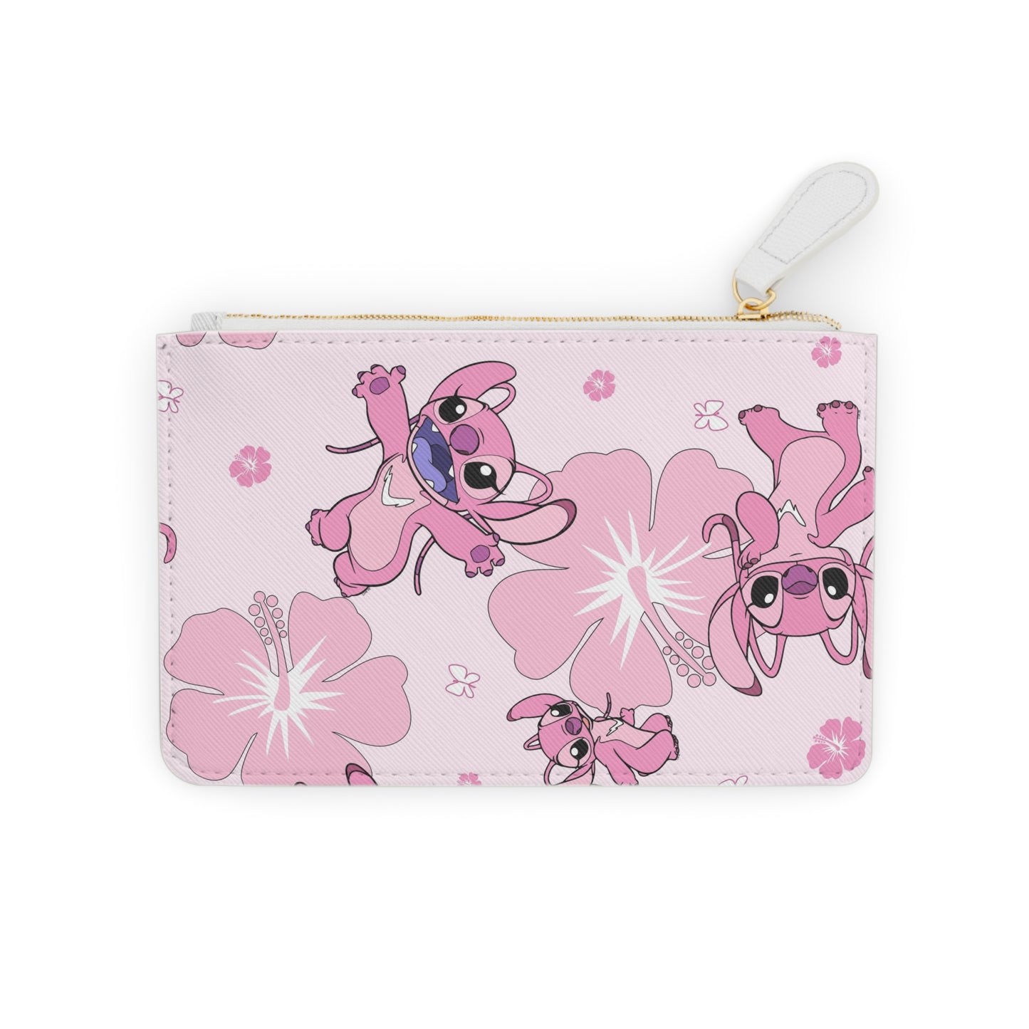 Cute angel Floral Mini Clutch Bag, Disney Inspired Purse, Trendy Eco-Friendly Wallet