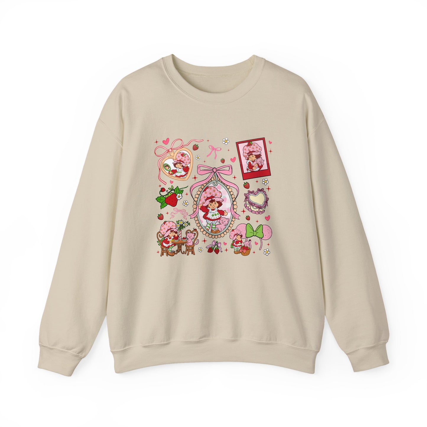 Strawberry shortcake Vintage-Inspired Crewneck
