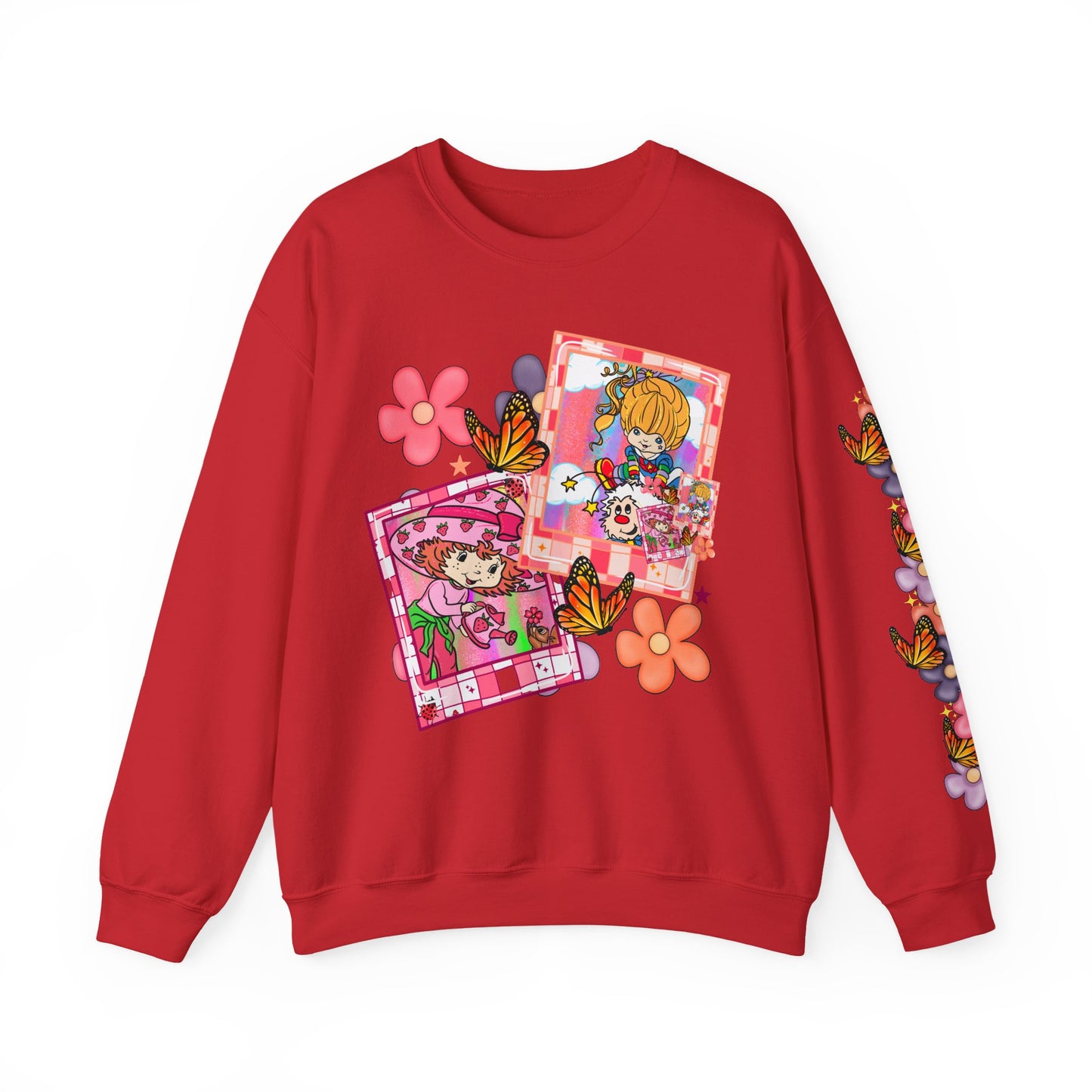 Strawberry & rainbow Crewneck Sweatshirt