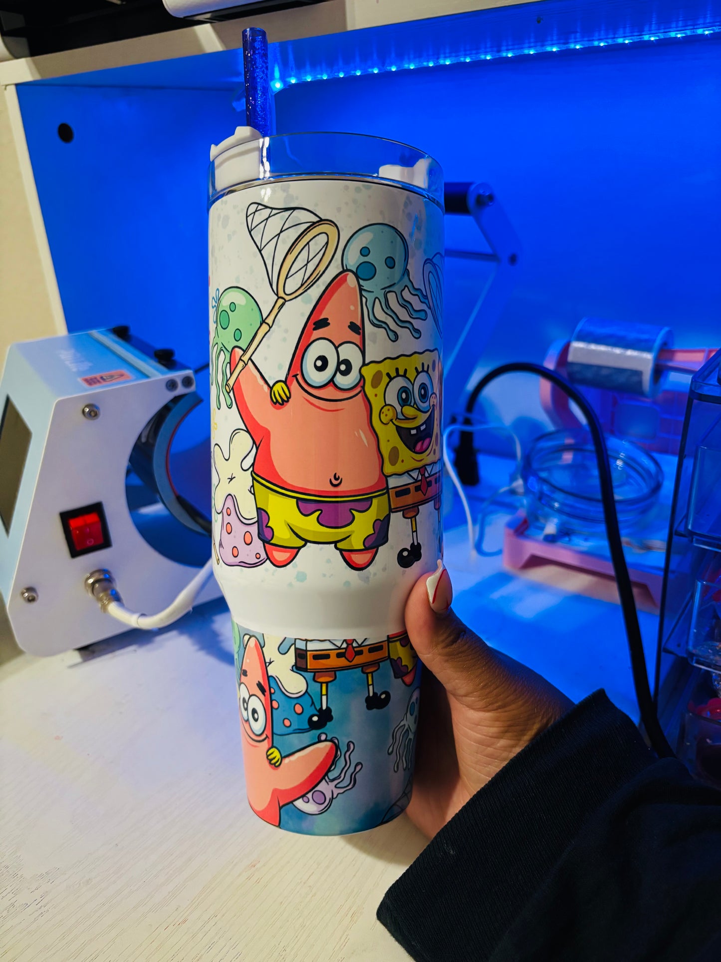 SpongeBob best day ever 40oz tumbler