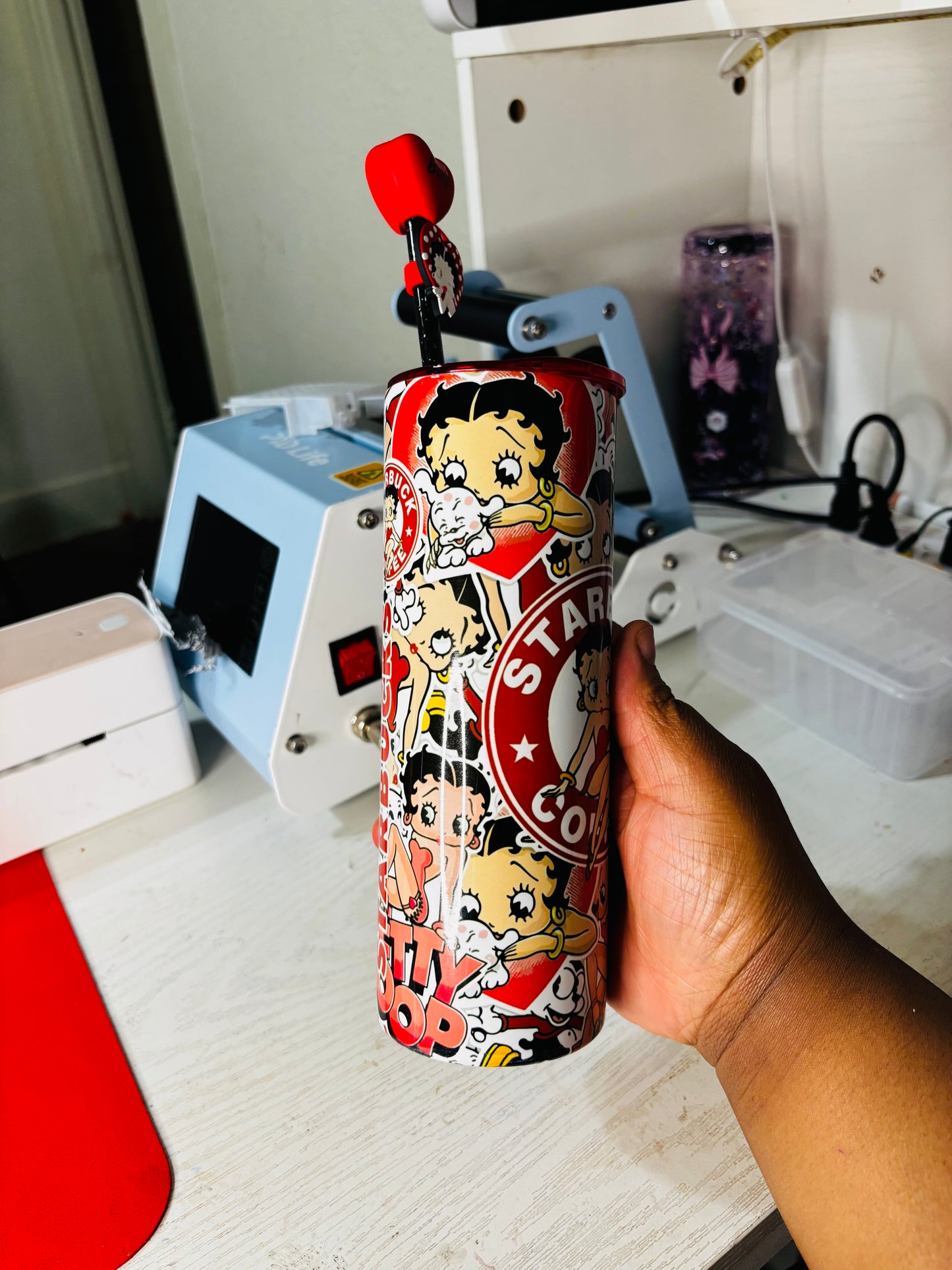 Betty Bop 20oz sublimation tumbler