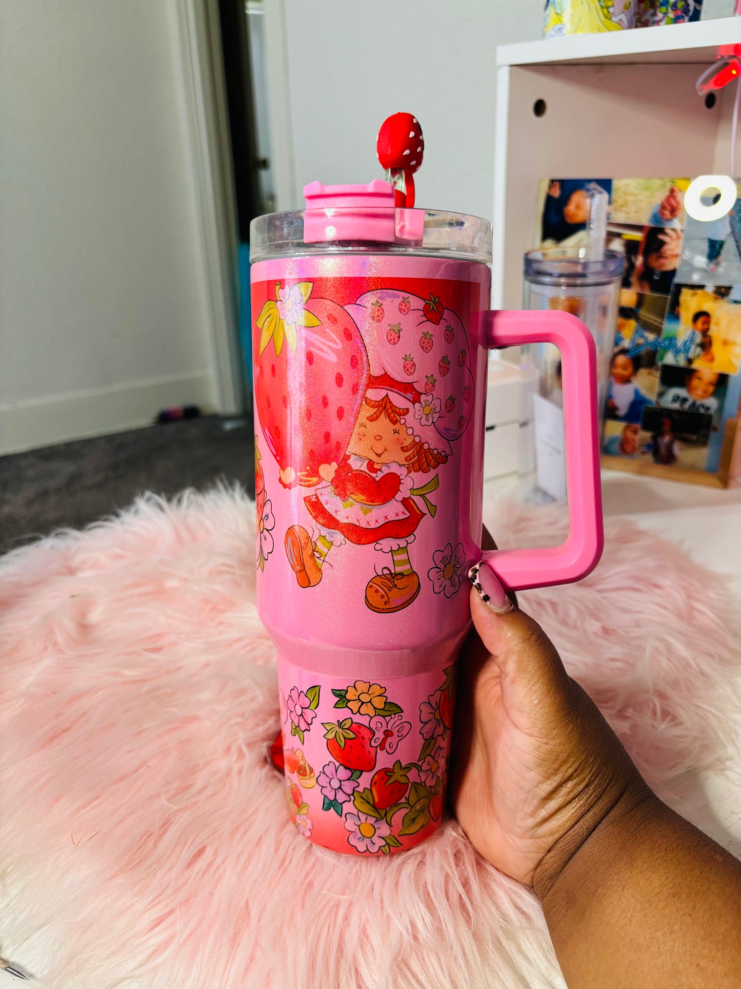 Original strawberry girl 40oz tumbler