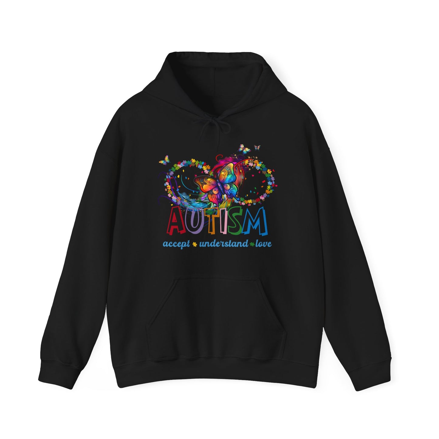 accept understand & love Unisex Heavy Blend™ Hooded Sweatshirt
