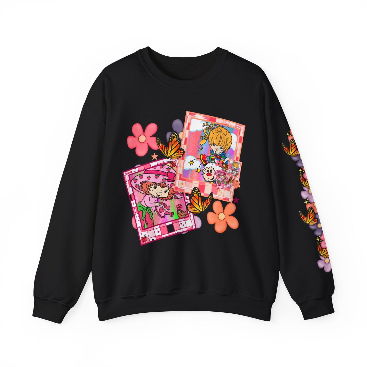 Strawberry & rainbow Crewneck Sweatshirt