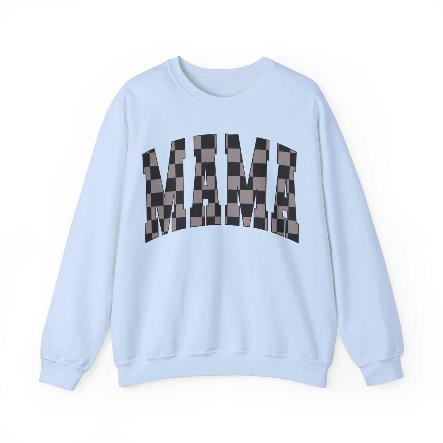 checkered mama Unisex Heavy Blend™ Crewneck Sweatshirt