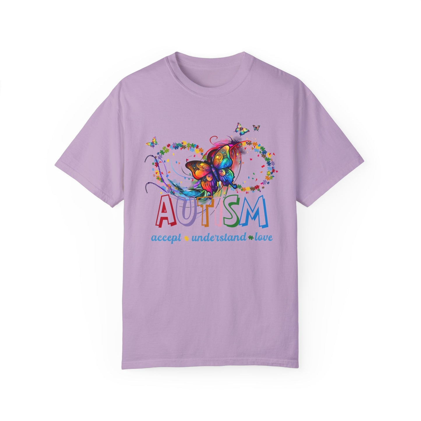 accept understand & love Unisex Garment-Dyed T-shirt