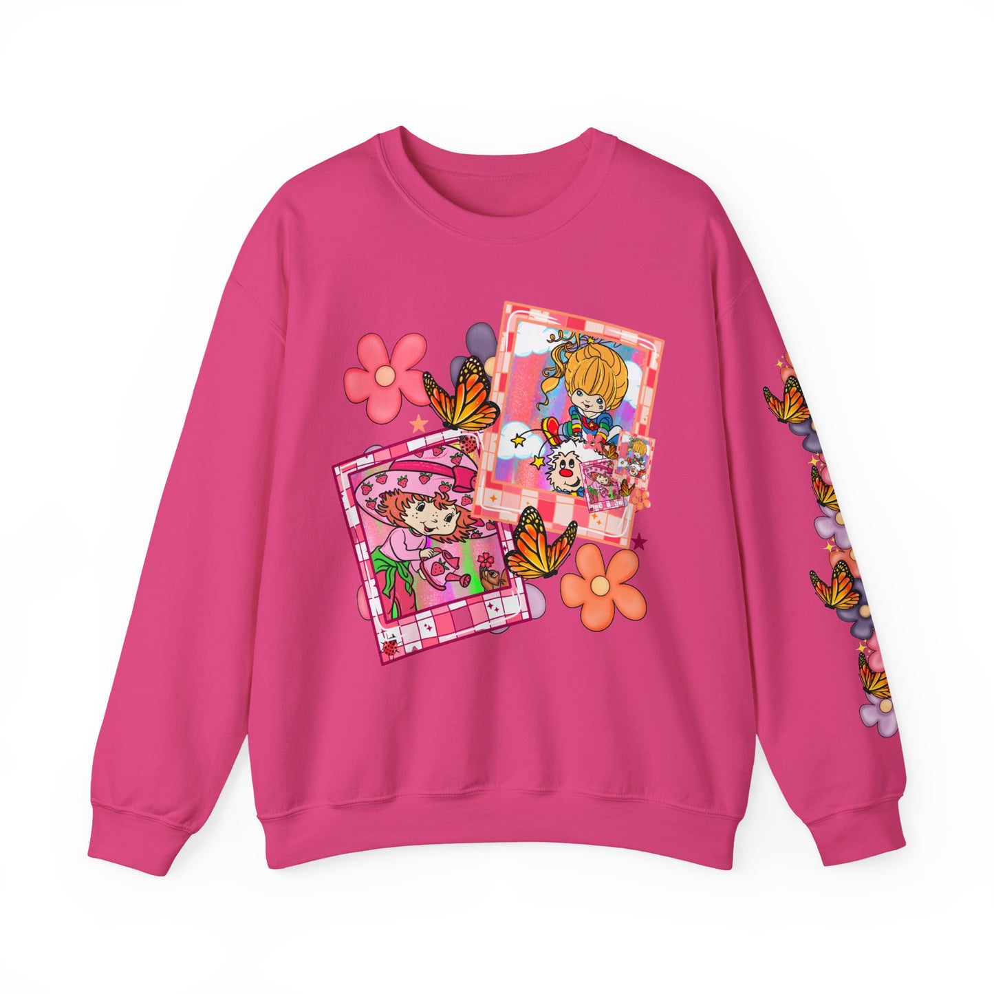 Strawberry & rainbow Crewneck Sweatshirt