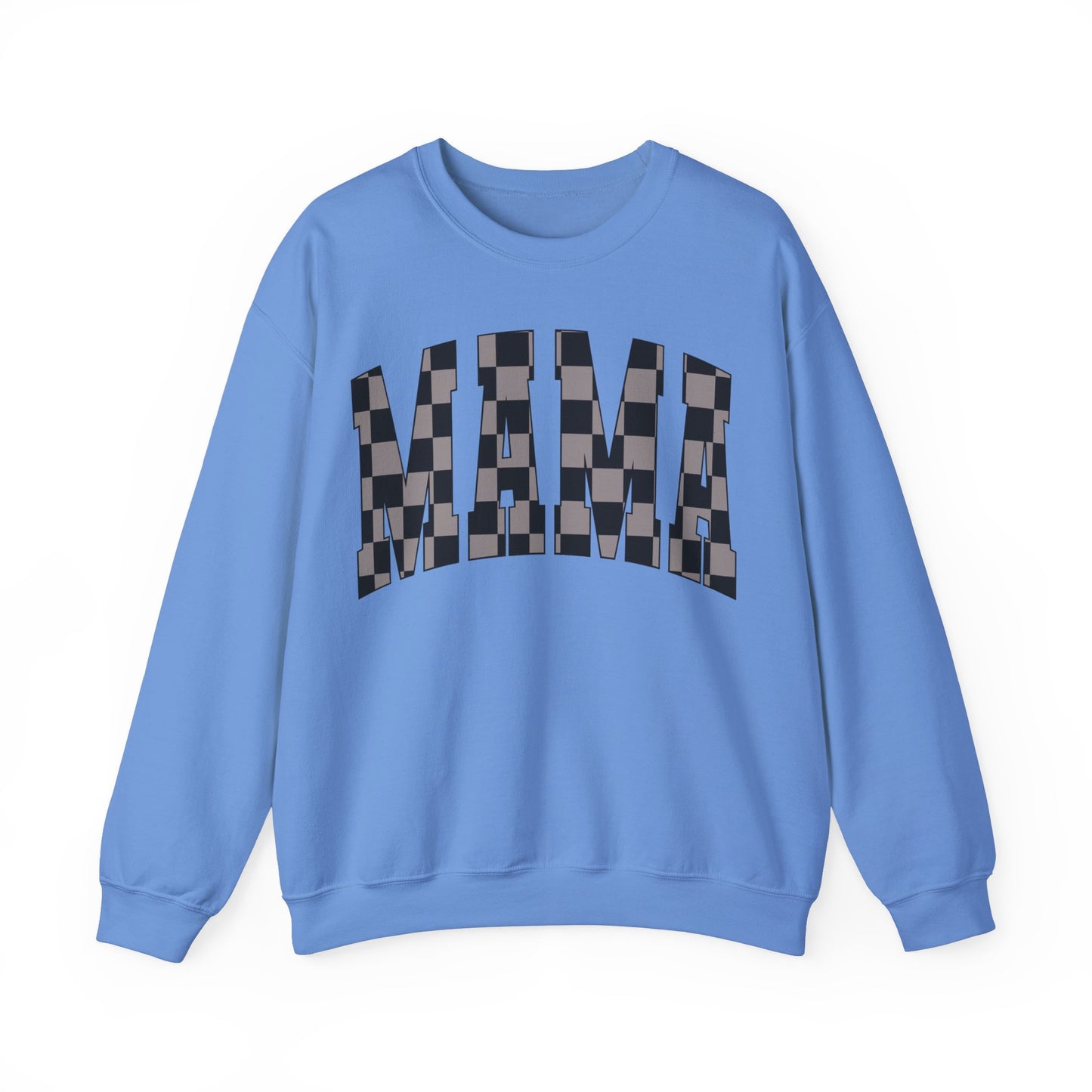 checkered mama Unisex Heavy Blend™ Crewneck Sweatshirt