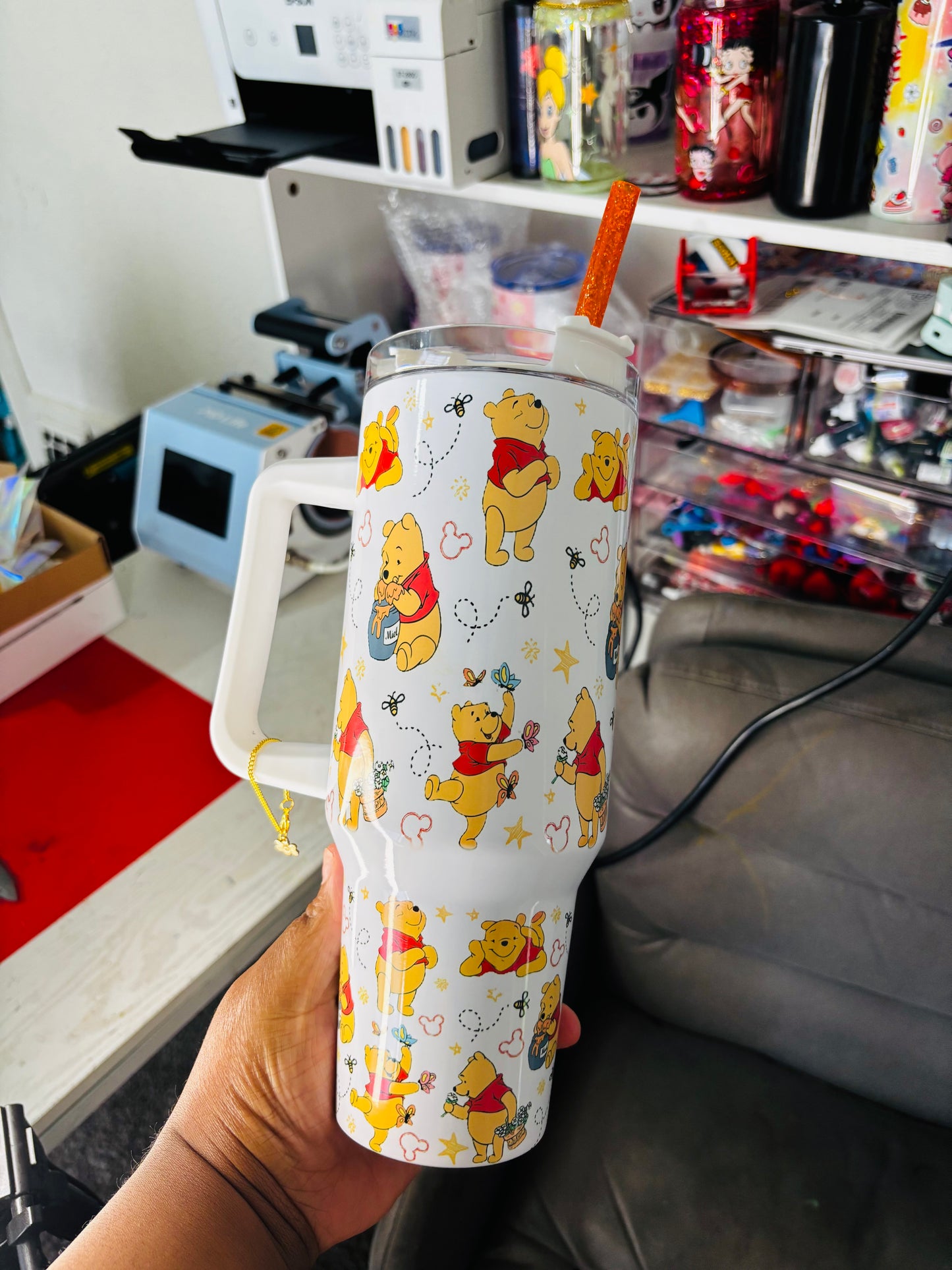 Cute bear 40oz tumbler