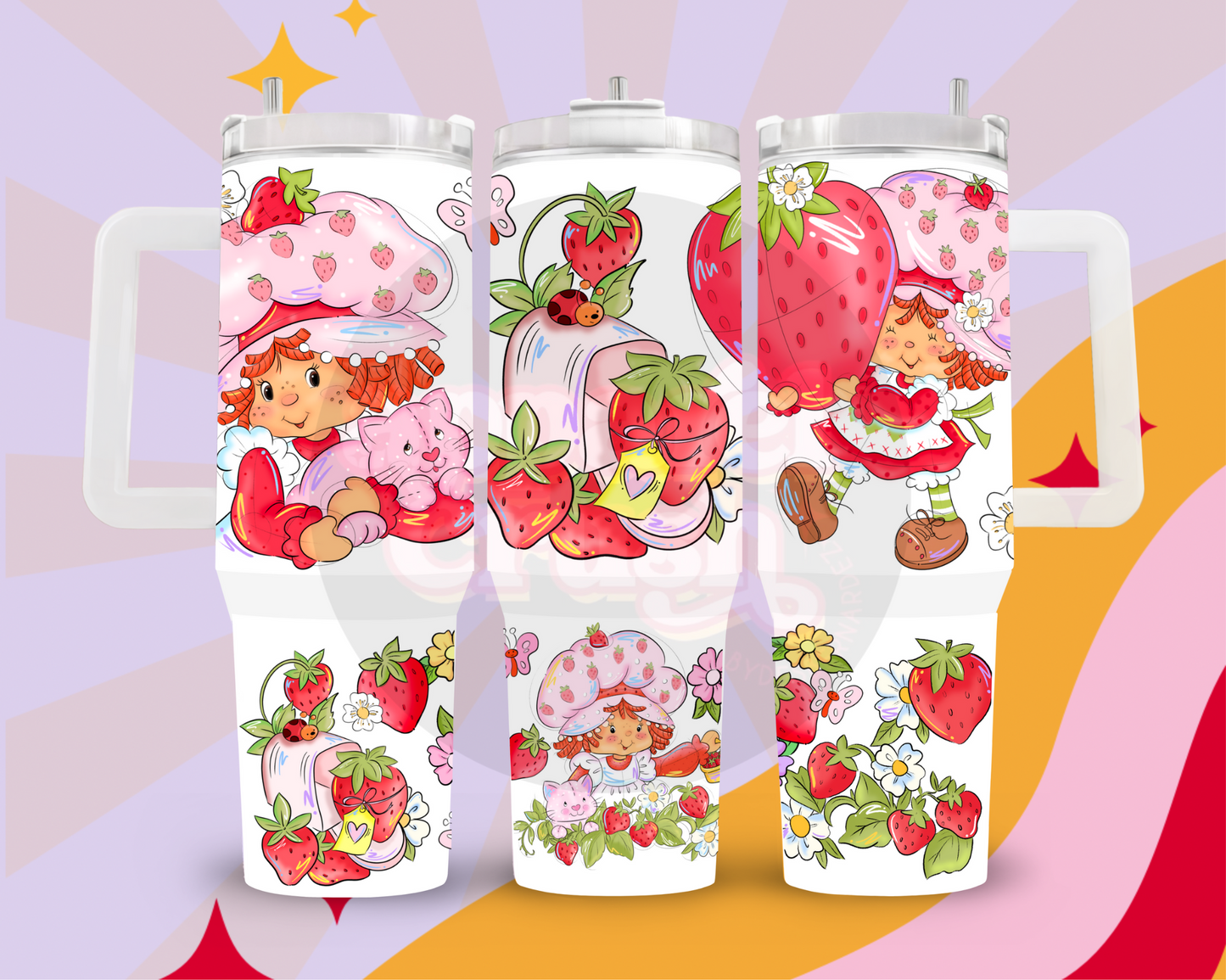 Original strawberry girl 40oz tumbler