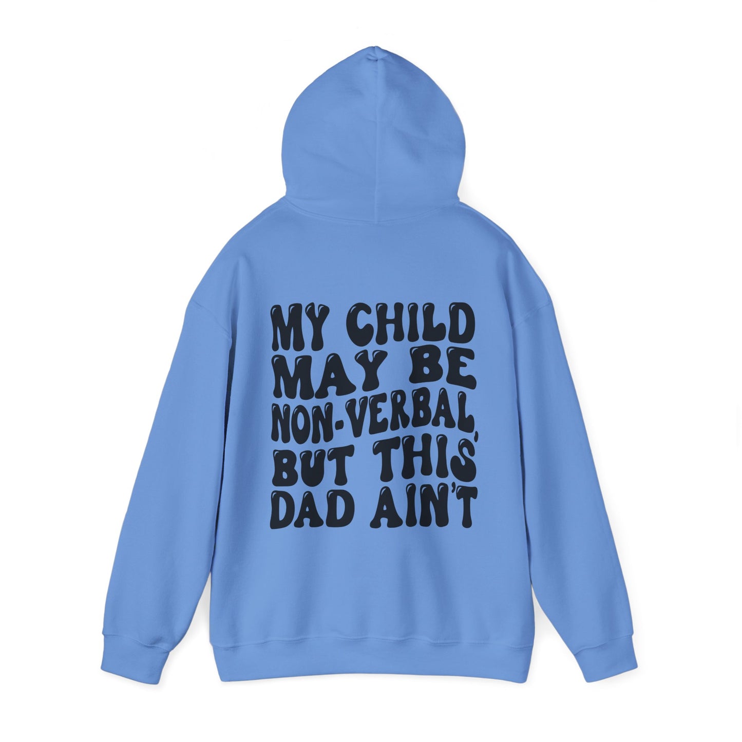 this dad is verbal Unisex Heavy Blend™ Hooded Sweatshirt