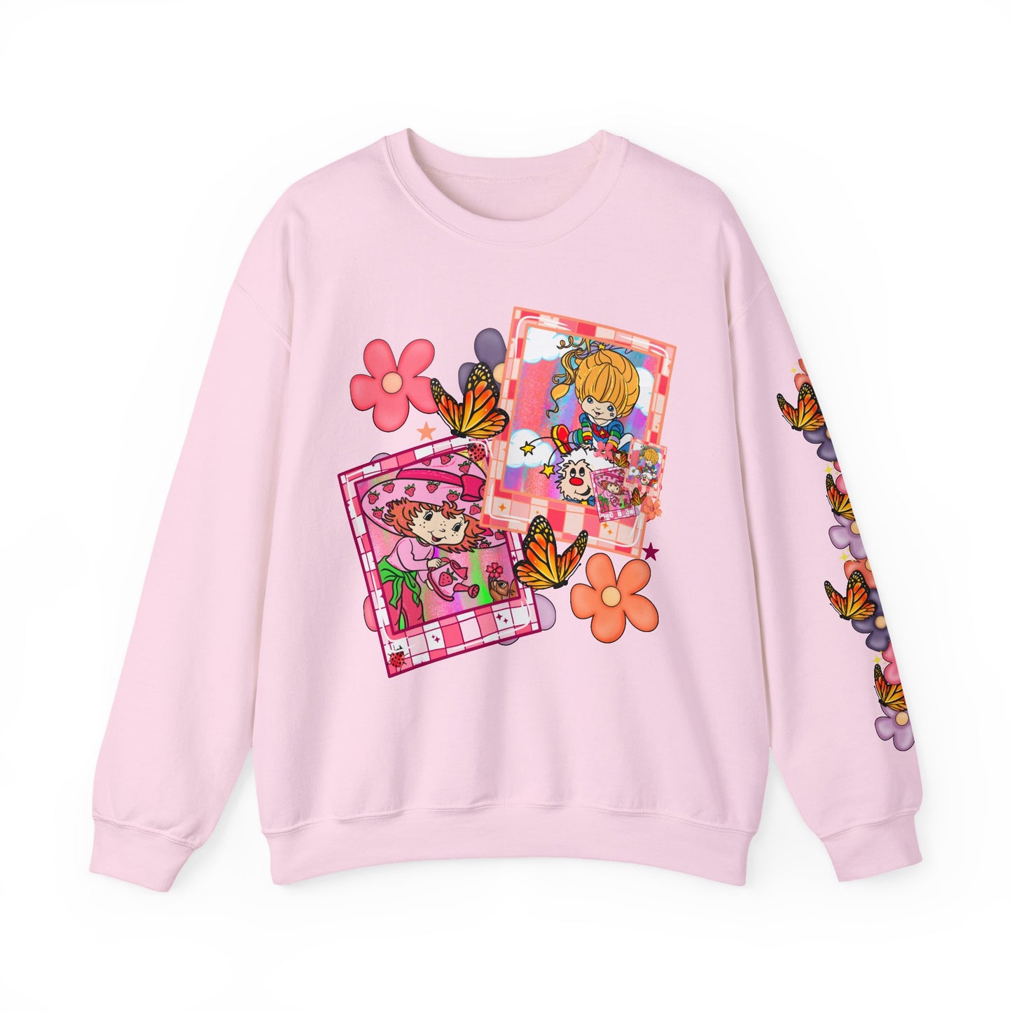 Strawberry & rainbow Crewneck Sweatshirt
