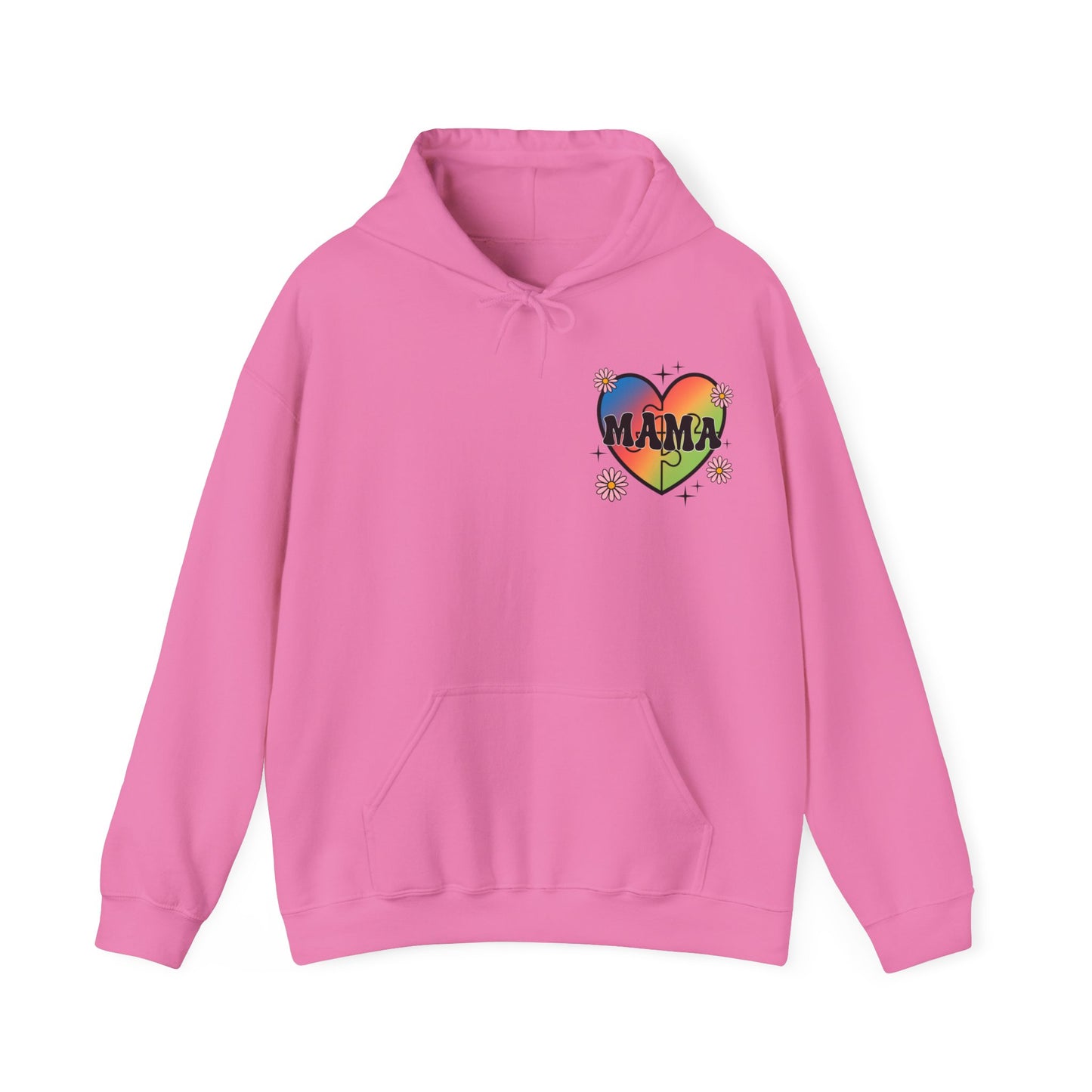 somebodys proud autism mama Unisex Heavy Blend™ Hooded Sweatshirt