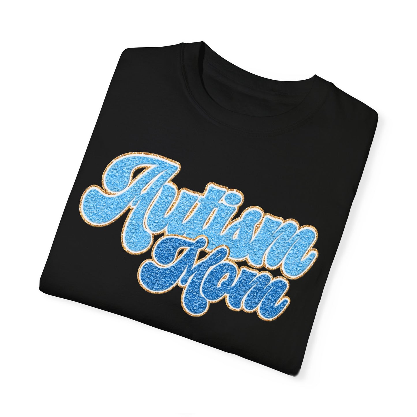 autism mom faux Unisex Garment-Dyed T-shirt