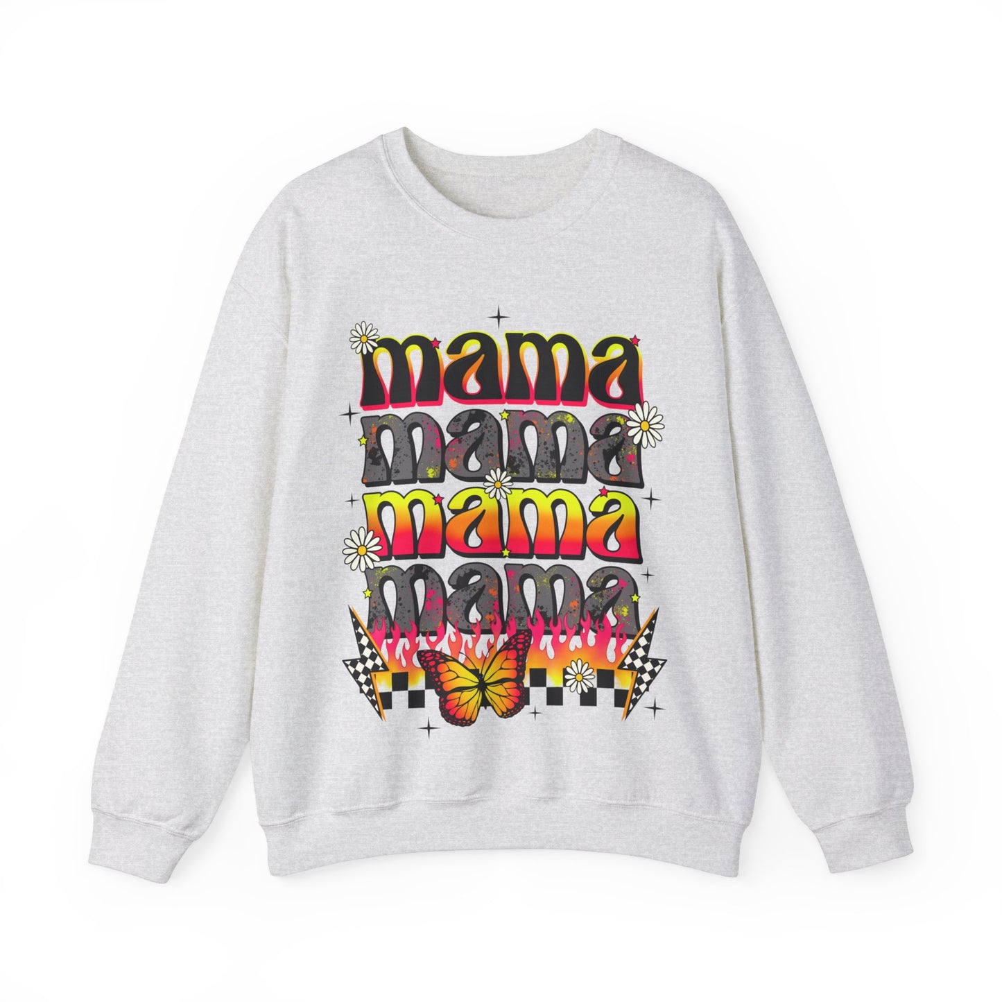 flame mama Unisex Heavy Blend™ Crewneck Sweatshirt