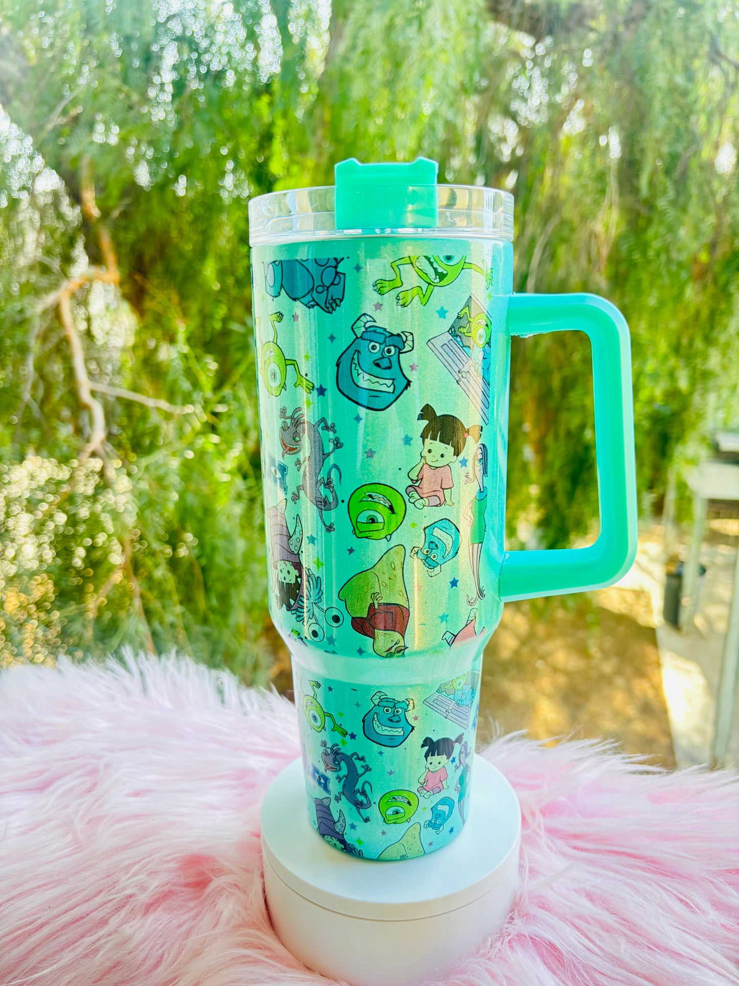 Monster shimmer 40oz tumbler