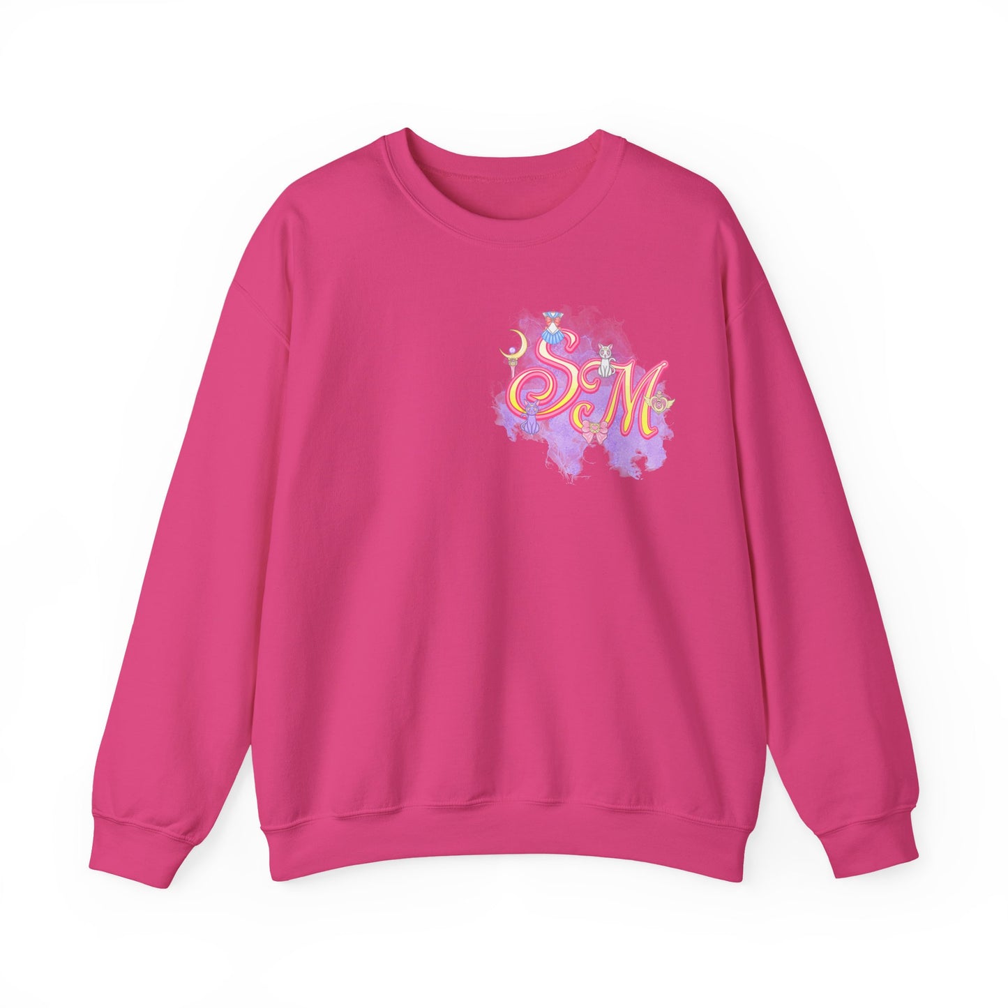 Sailor Moon Inspired Crewneck Sweatshirt, Cozy Unisex Top, Gift for Anime Fans, Casual Wear, Cute Aesthetic Apparel