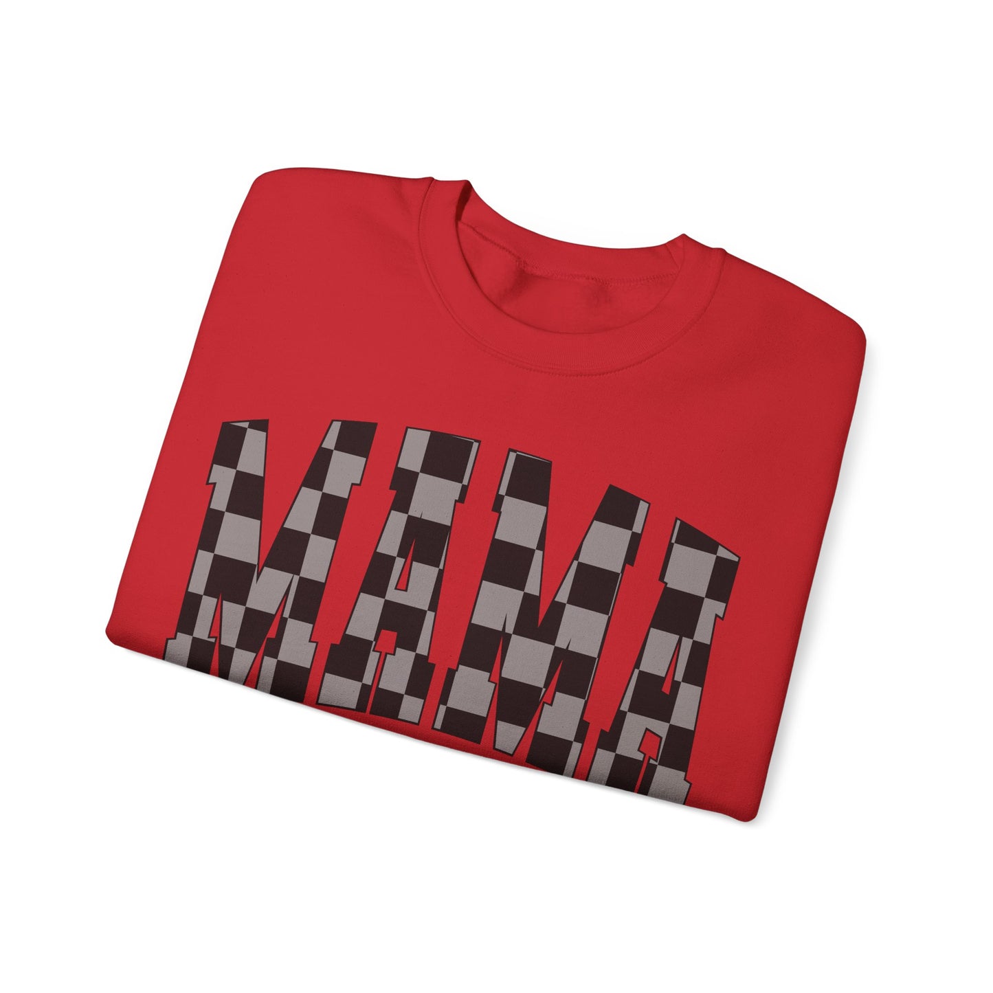 checkered mama Unisex Heavy Blend™ Crewneck Sweatshirt