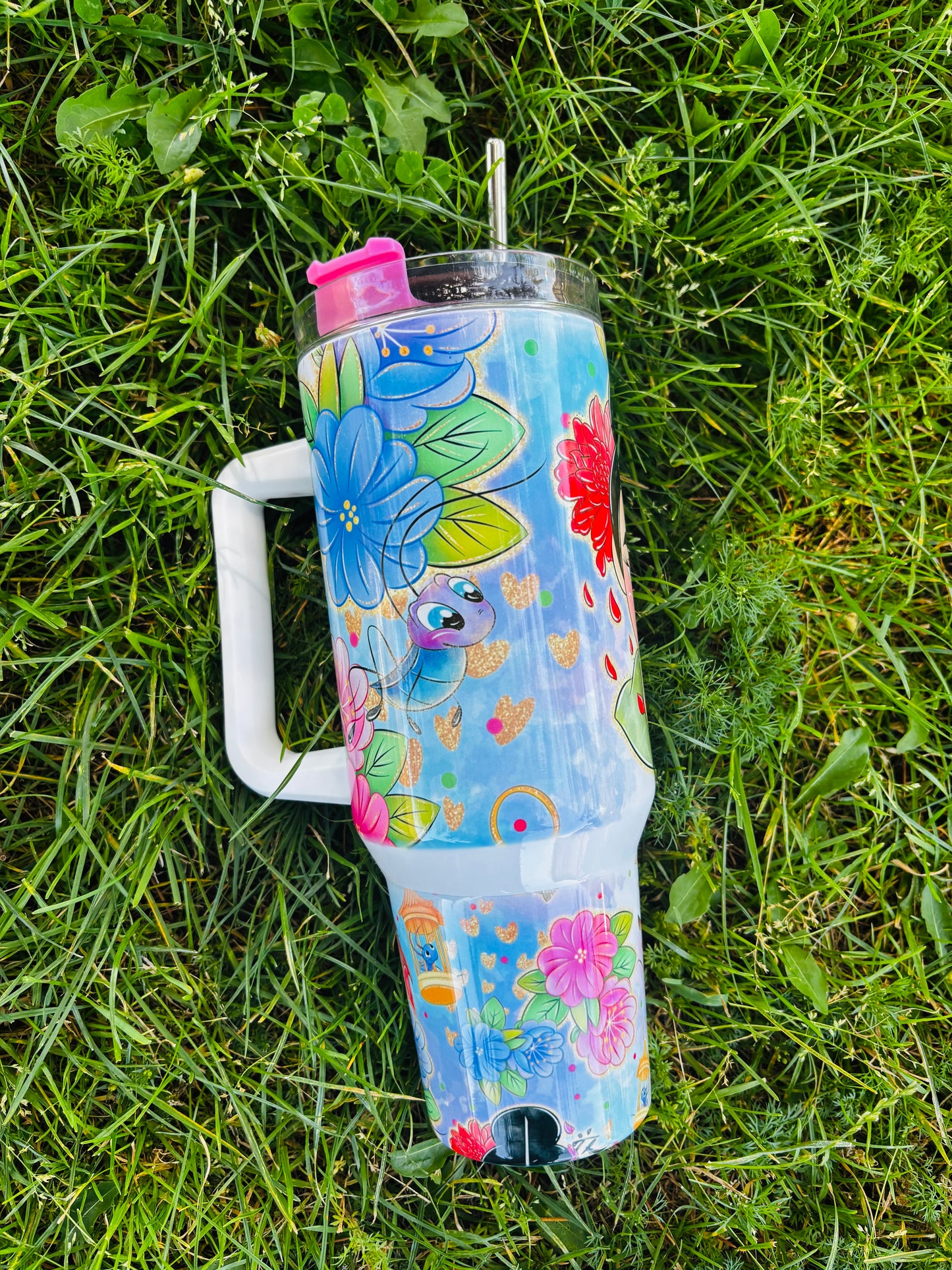Mulan blooms 40oz tumbler