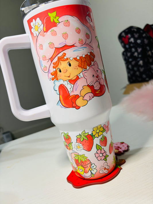 Original strawberry girl 40oz tumbler