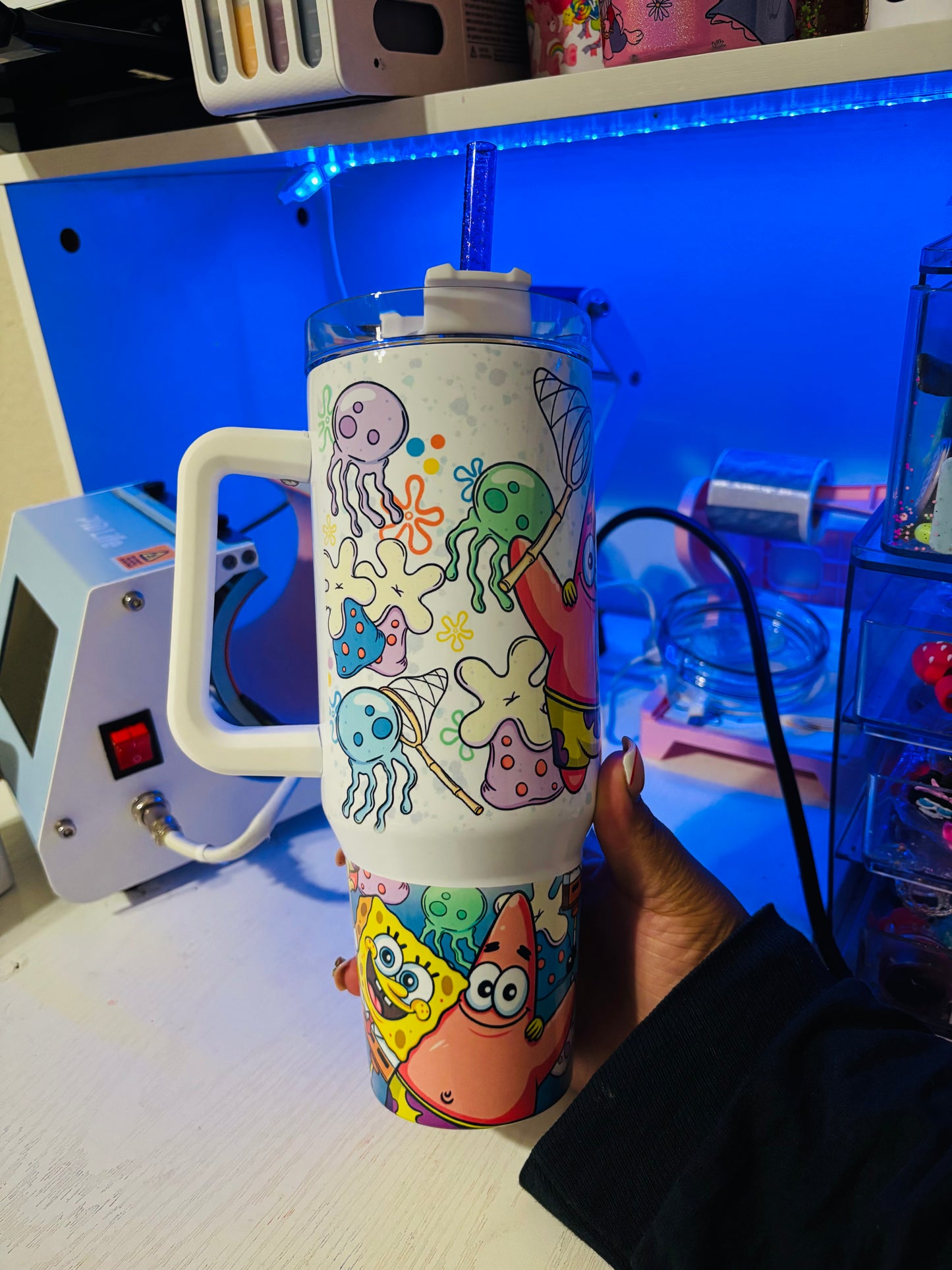 SpongeBob best day ever 40oz tumbler