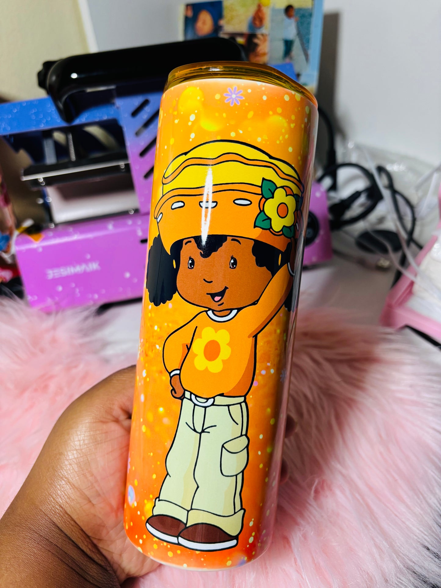 Orange blossom 20oz tumbler