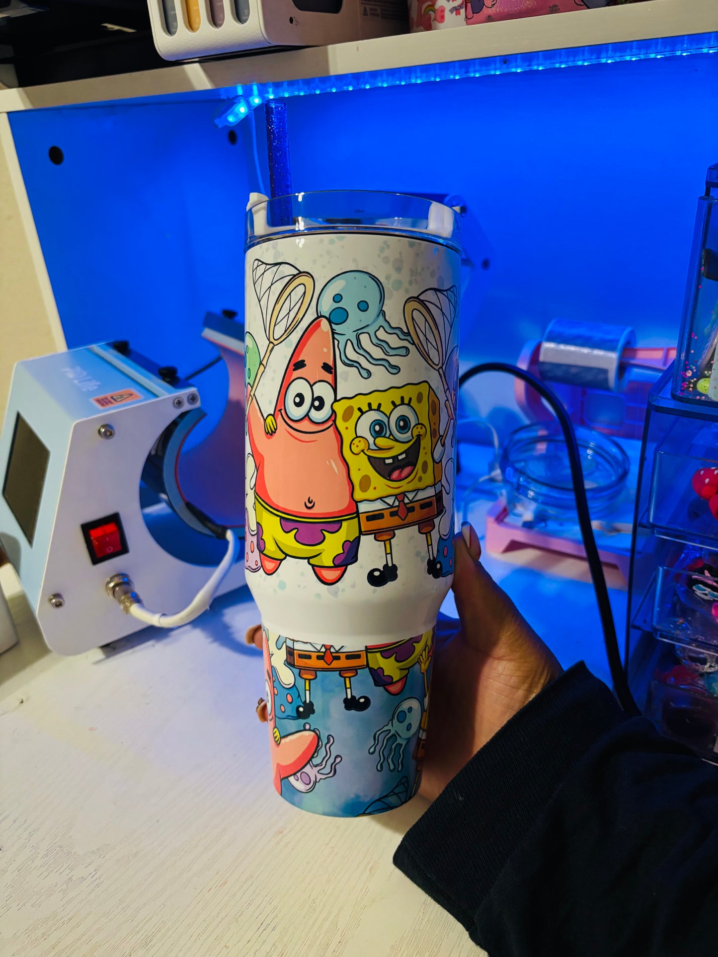 SpongeBob best day ever 40oz tumbler