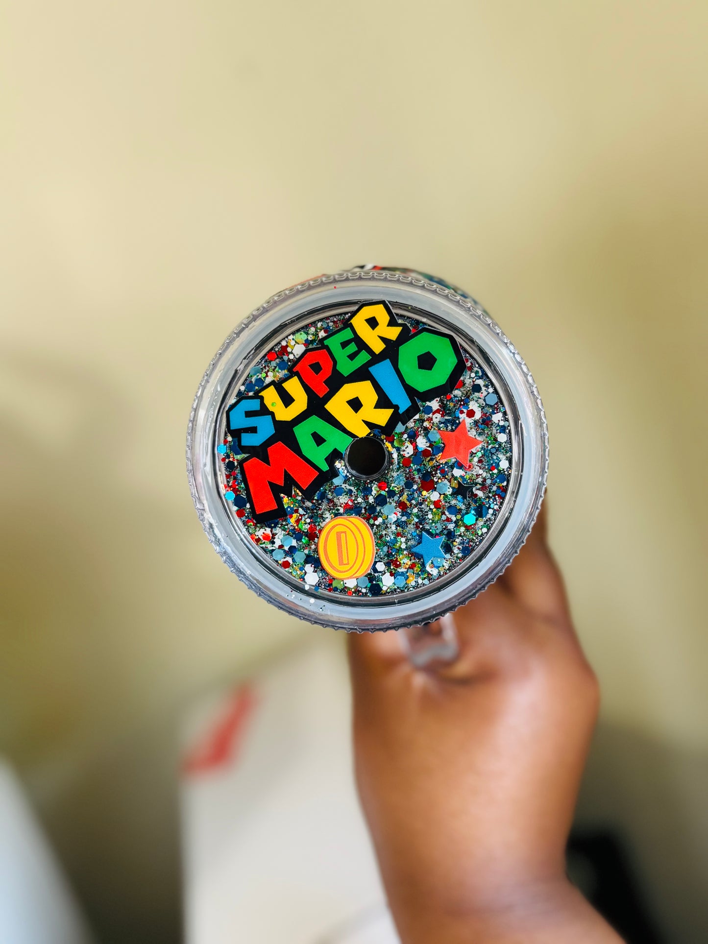 Mario 20oz snow globe mug