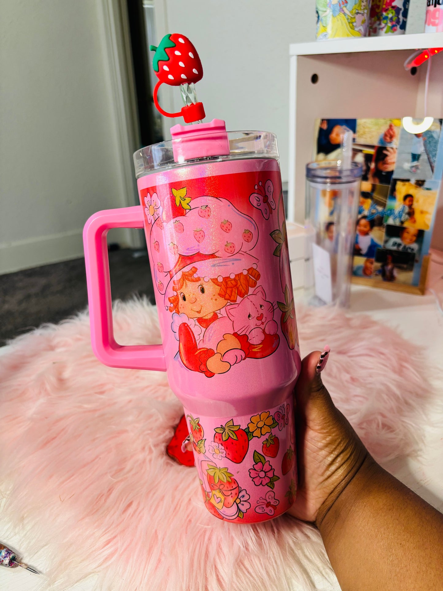 Original strawberry girl 40oz tumbler