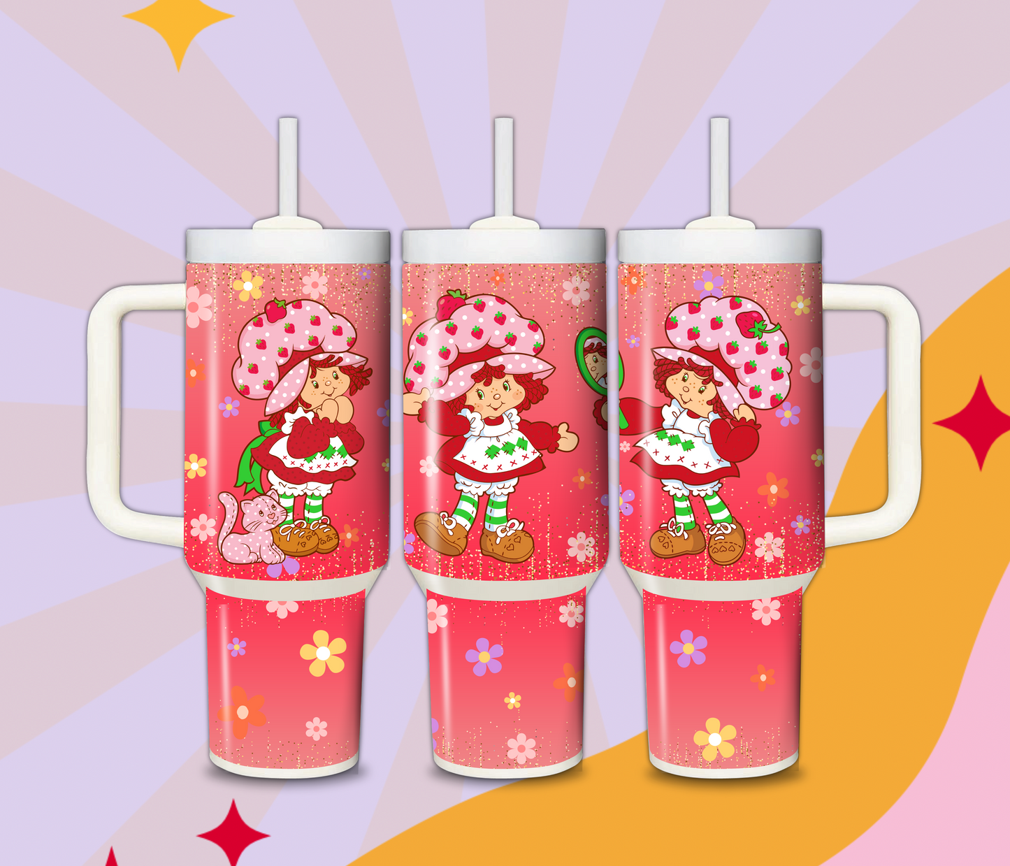 Pink SS 40oz tumbler