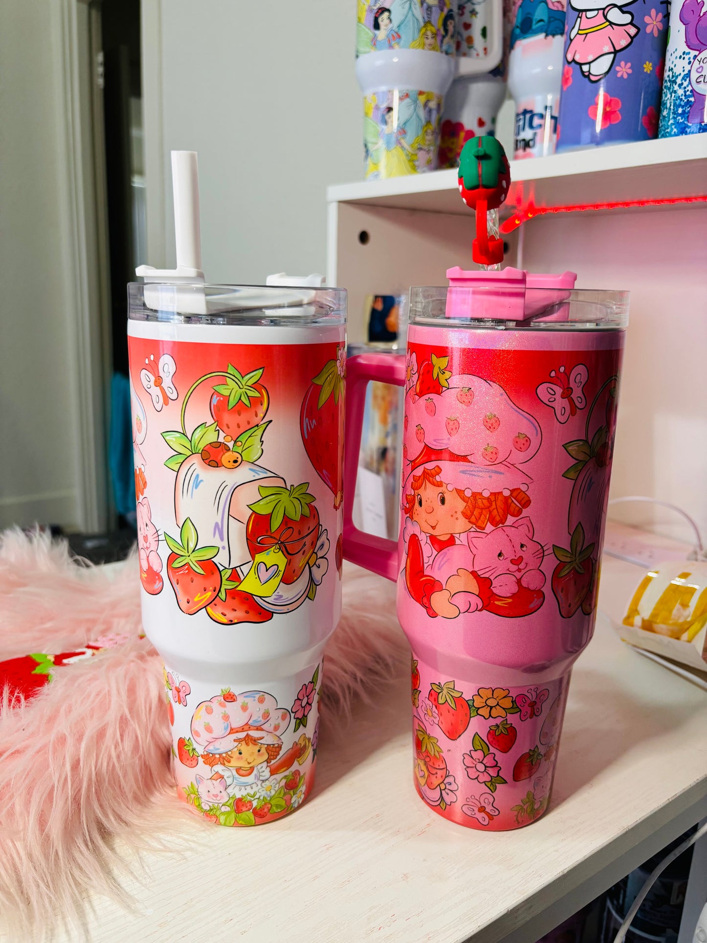 Original strawberry girl 40oz tumbler