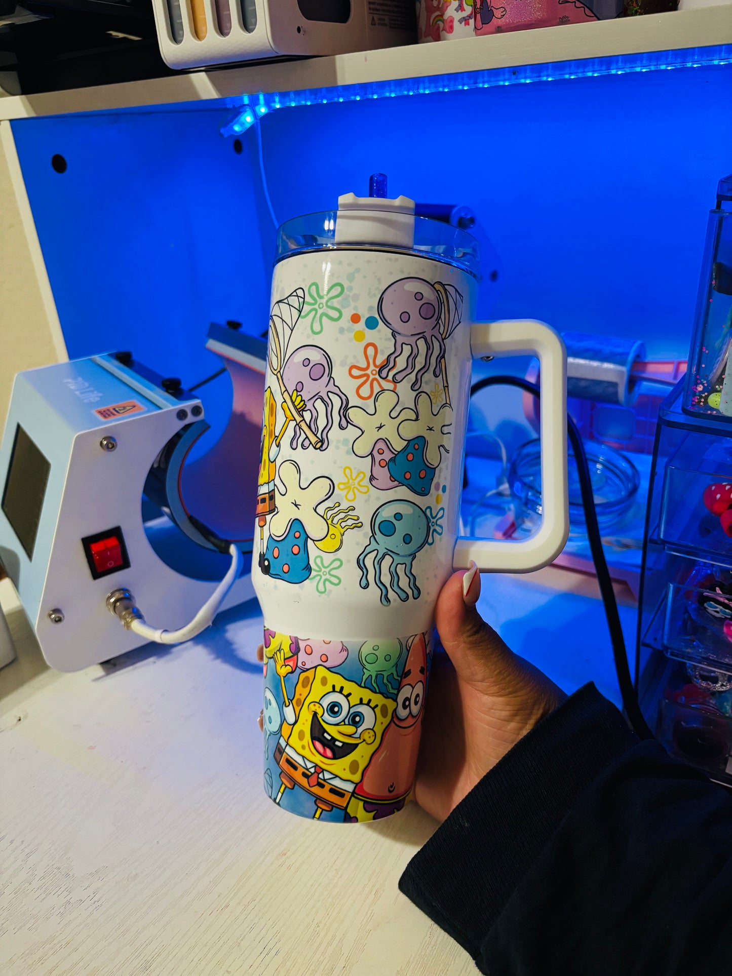 SpongeBob best day ever 40oz tumbler