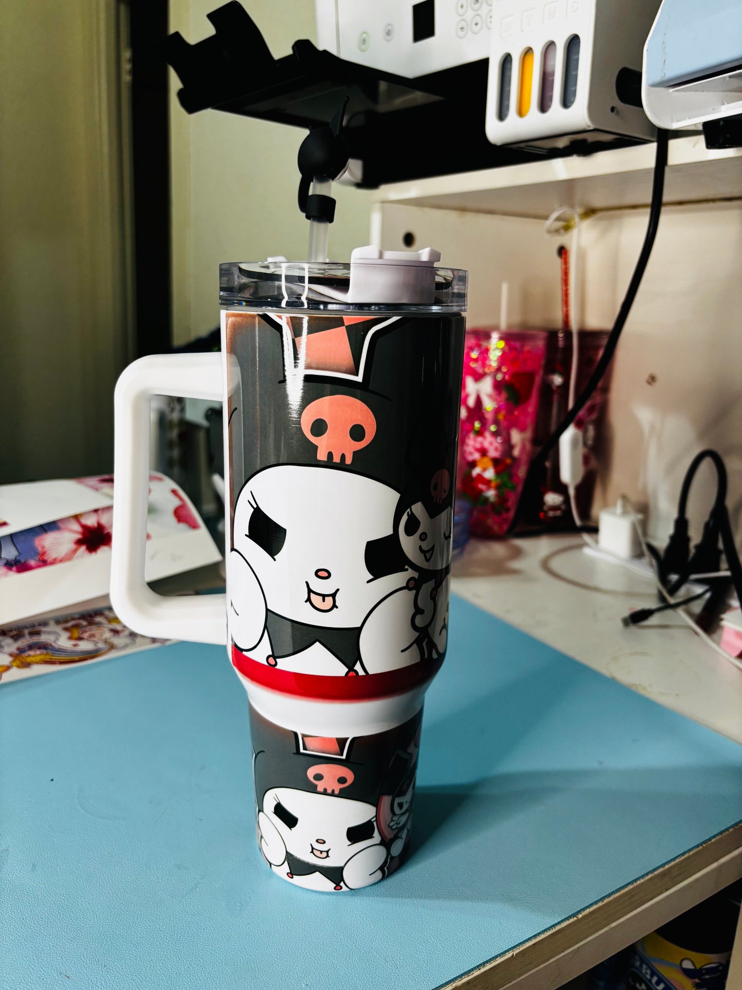 Kuromi & my melody 40oz tumbler