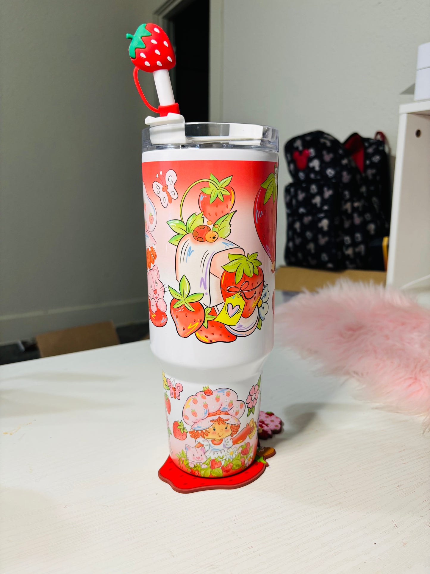 Original strawberry girl 40oz tumbler