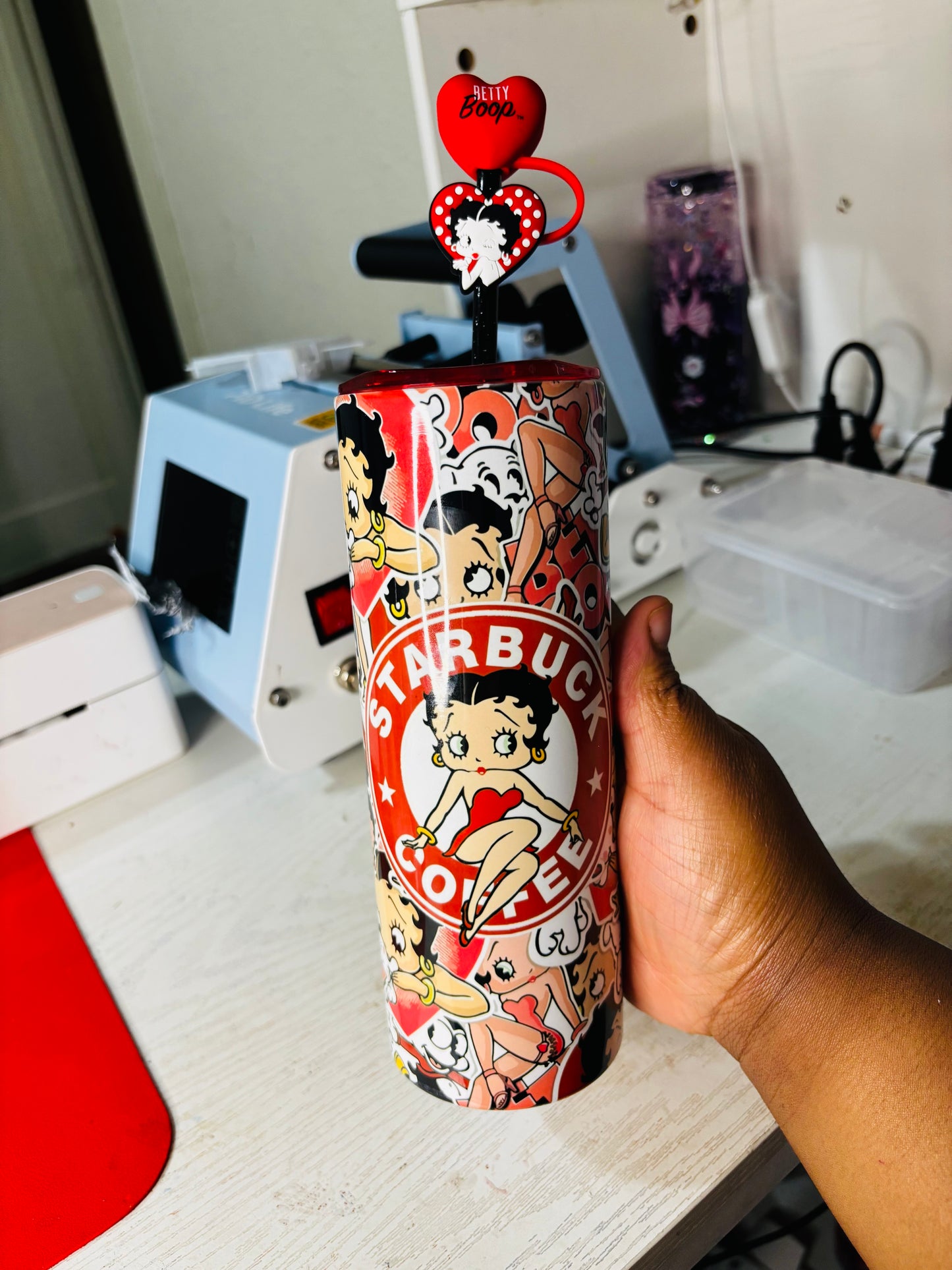 Betty Bop 20oz sublimation tumbler