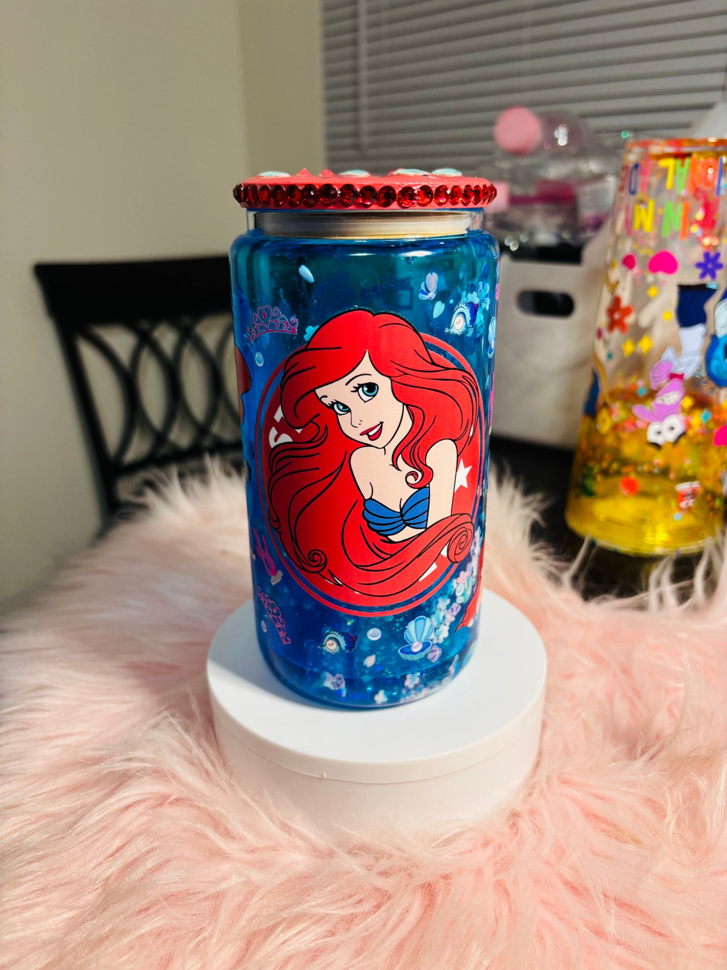 Ariel 16oz snow globe cup
