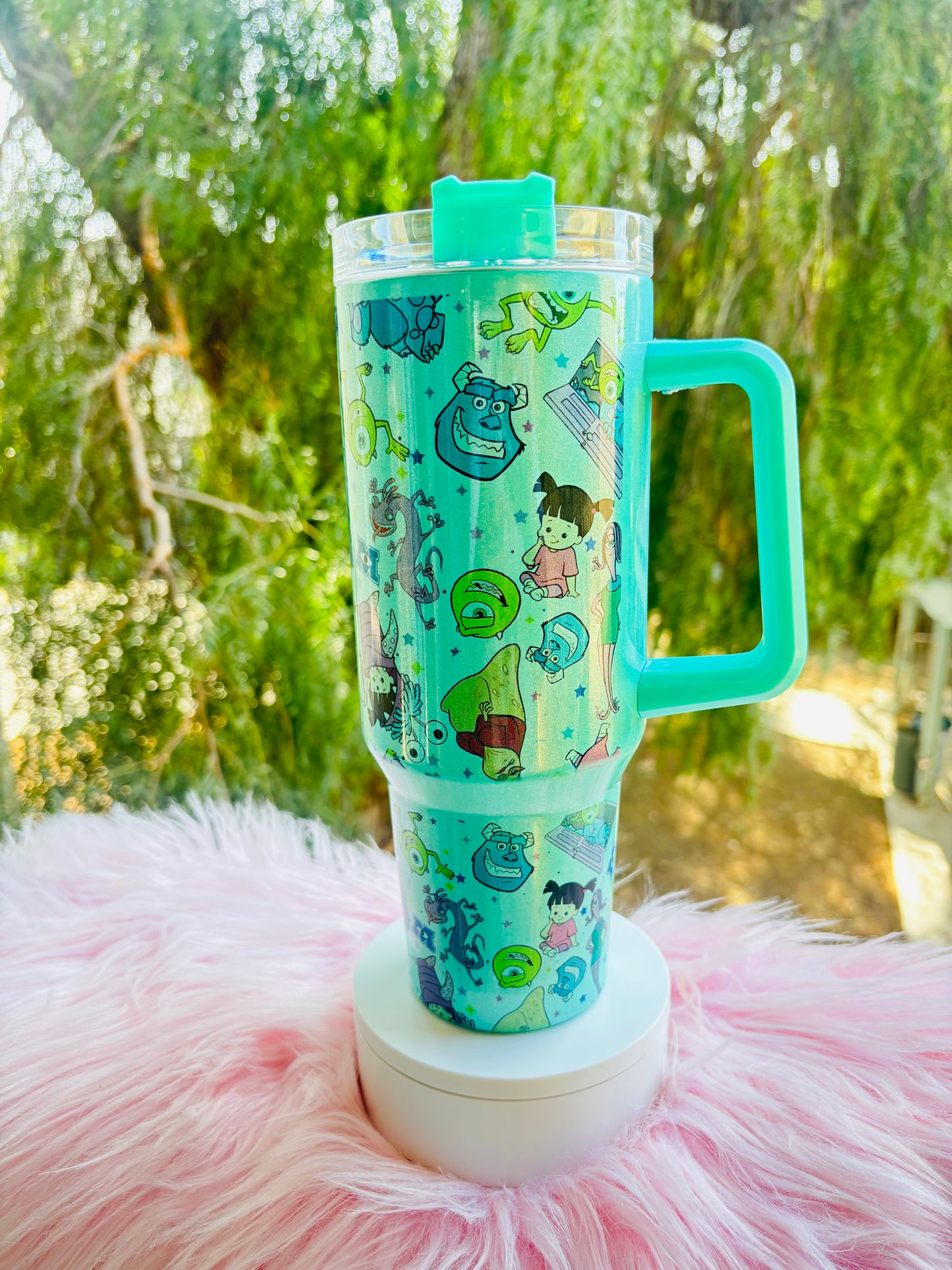 Monster shimmer 40oz tumbler