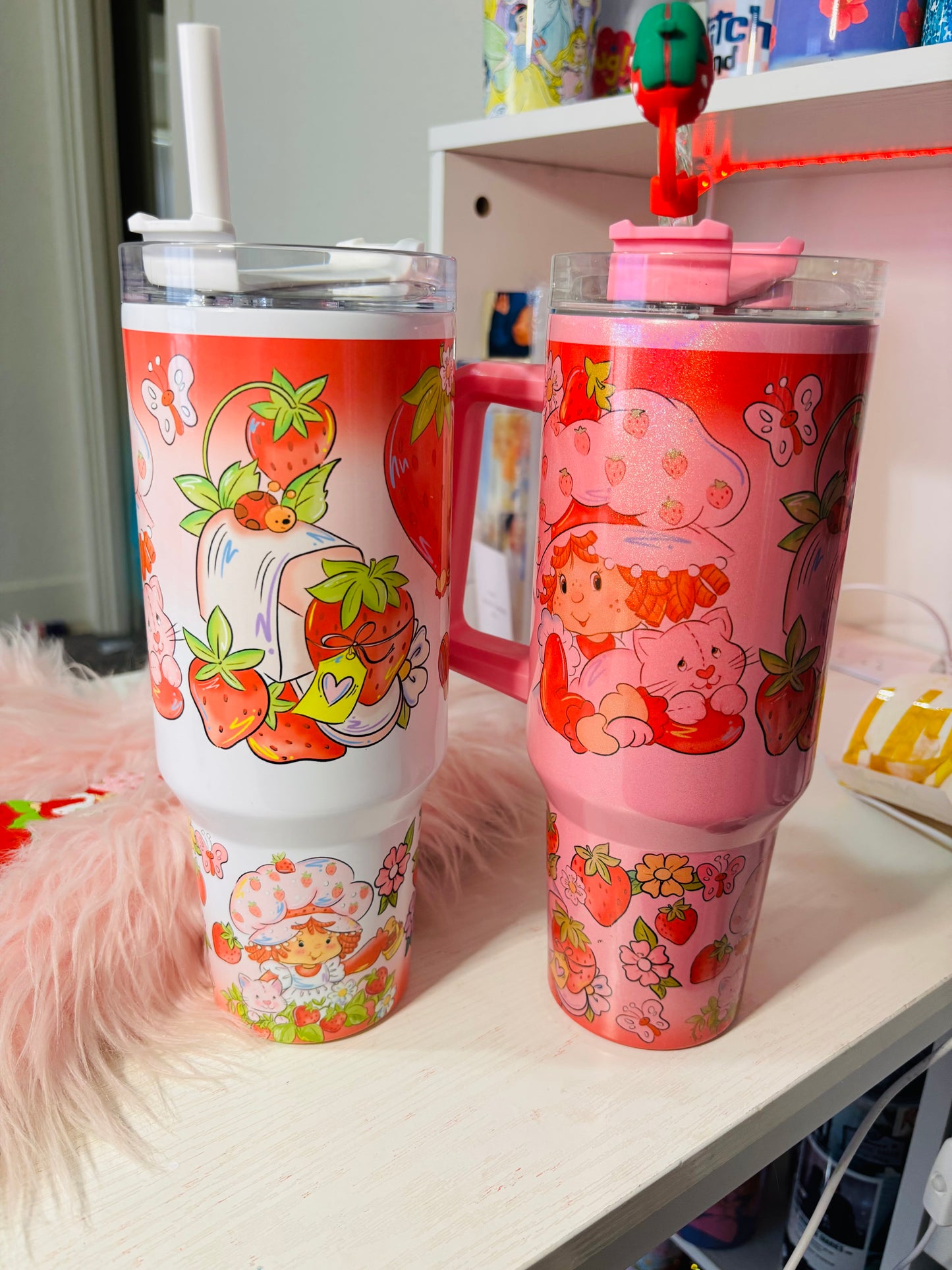 Original strawberry girl 40oz tumbler