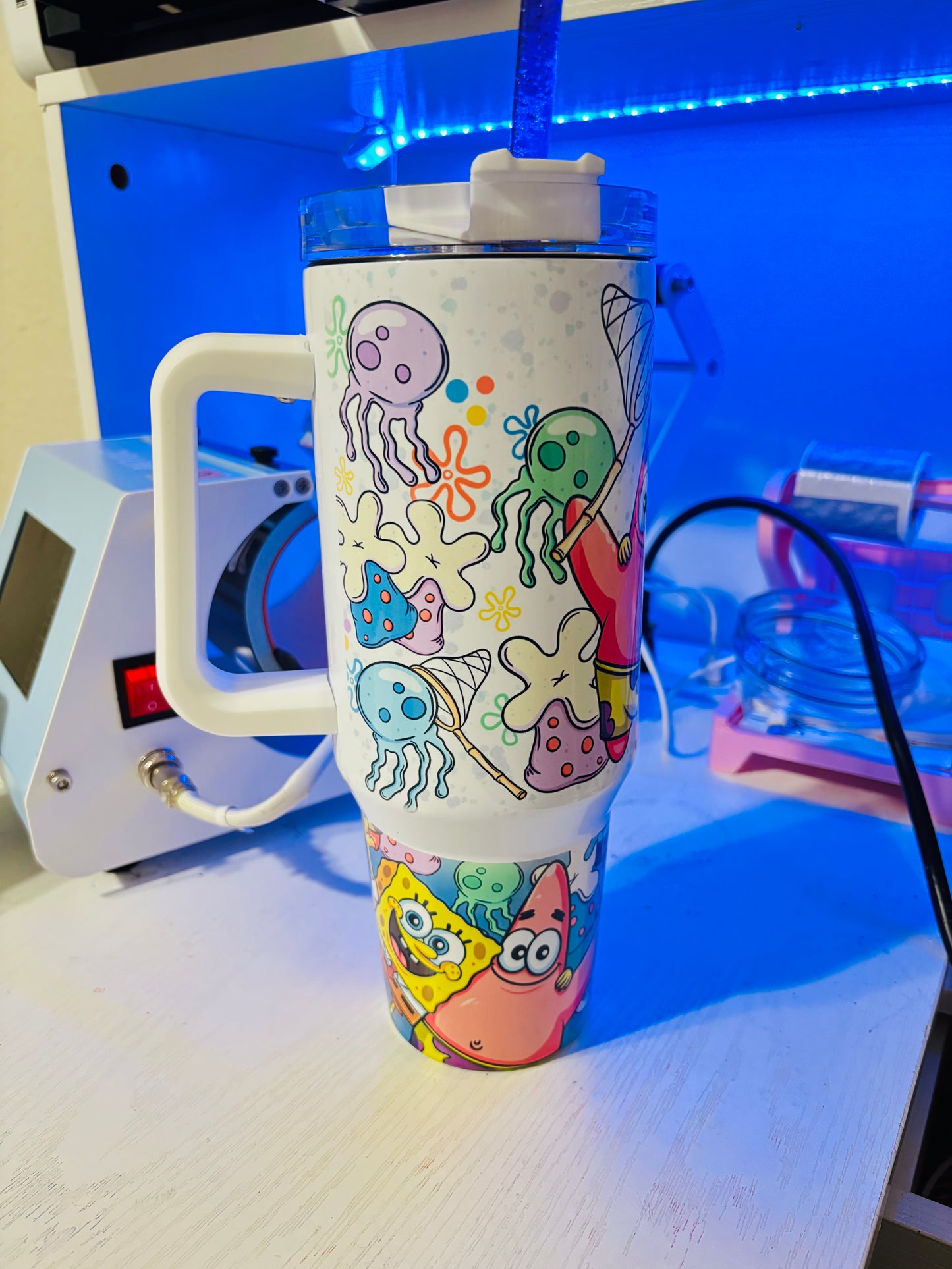 SpongeBob best day ever 40oz tumbler