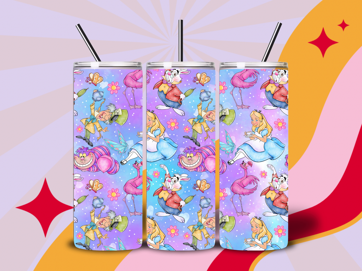 Wonderland 20oz tumbler