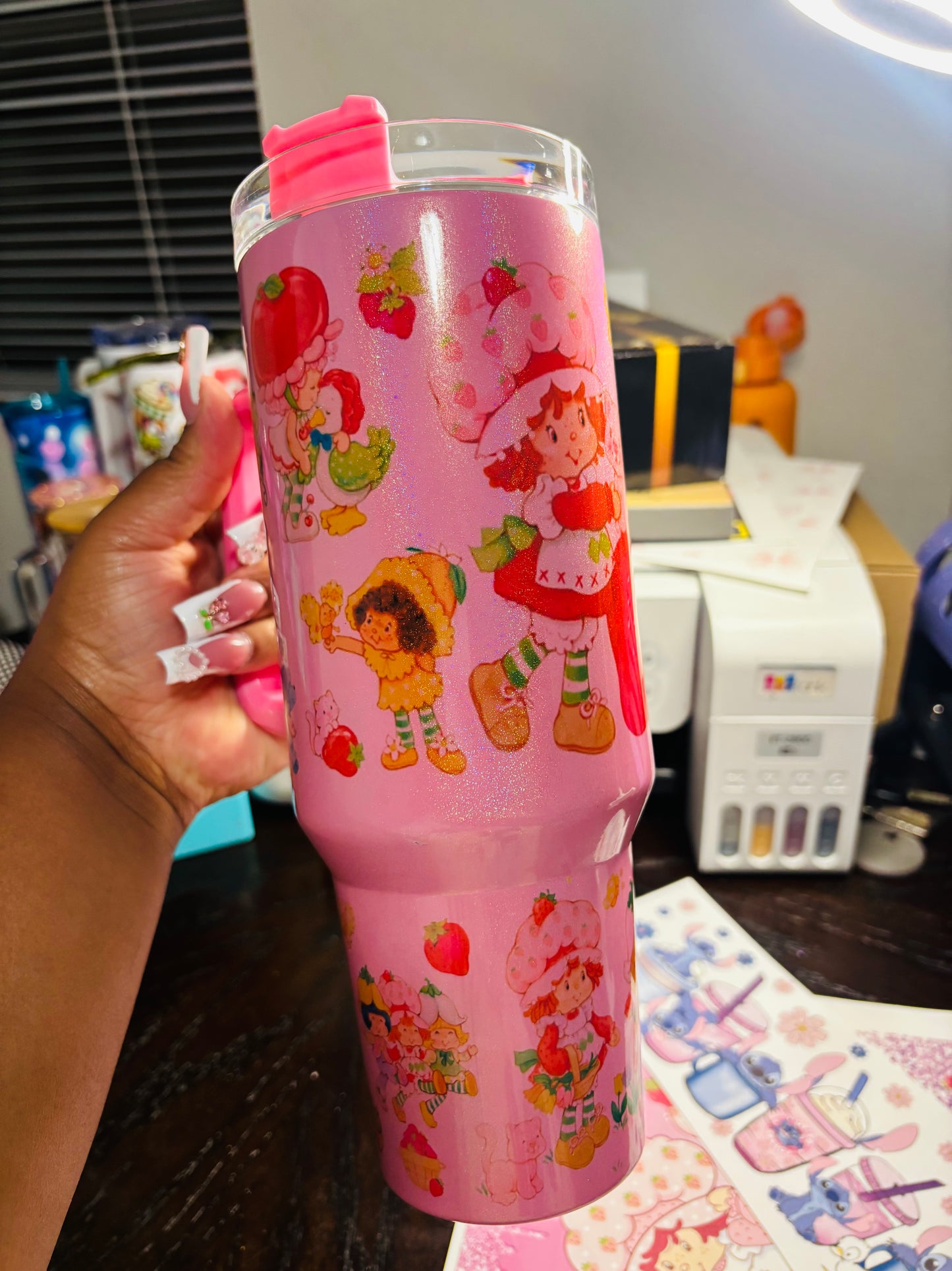 Strawberry shortcake & friends 40oz tumbler